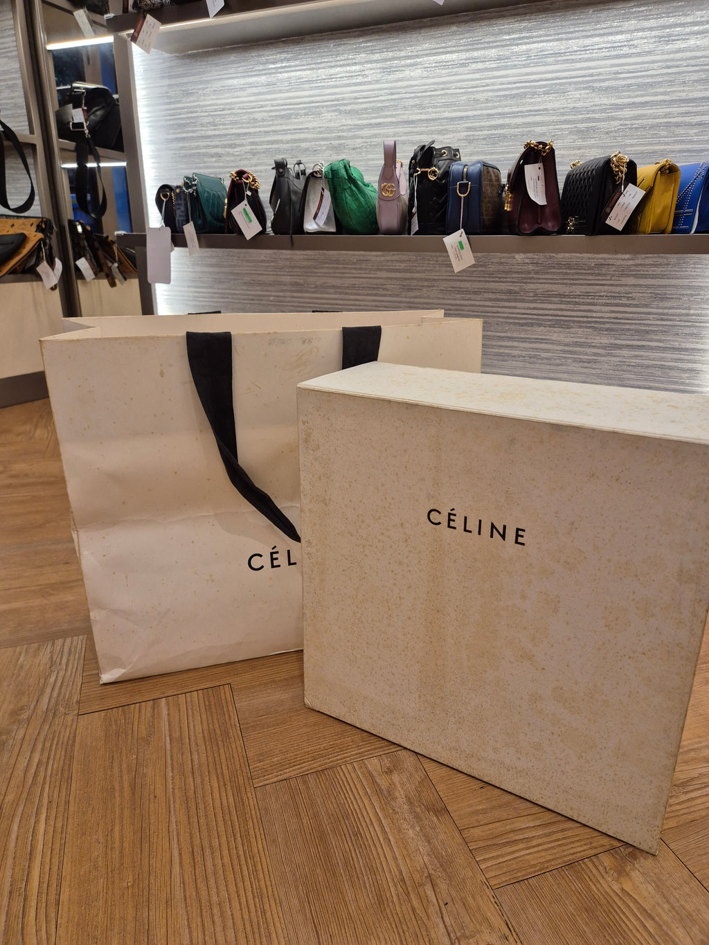 Celine Lugage Micro Multi Colour