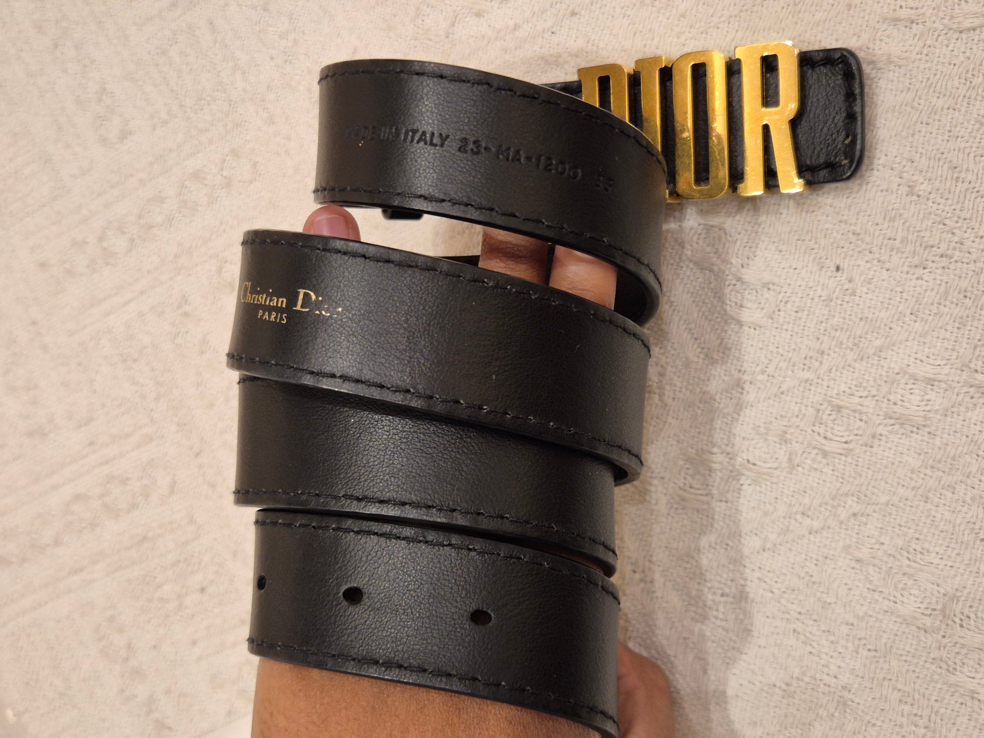 Dior Belt Black