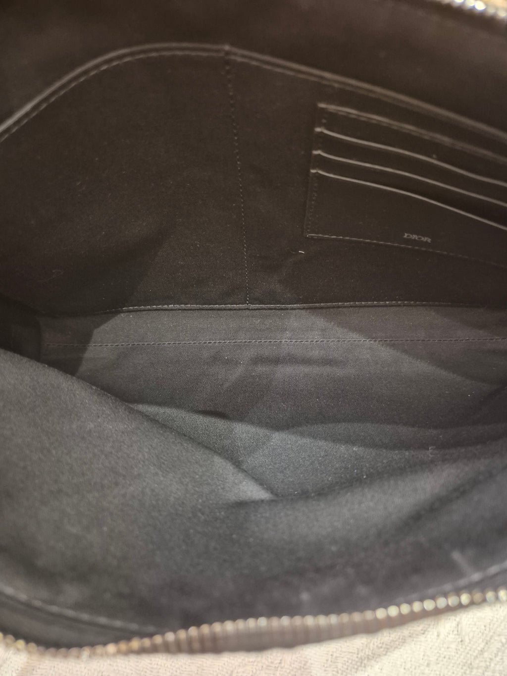 Dior Clutch Oblique Black