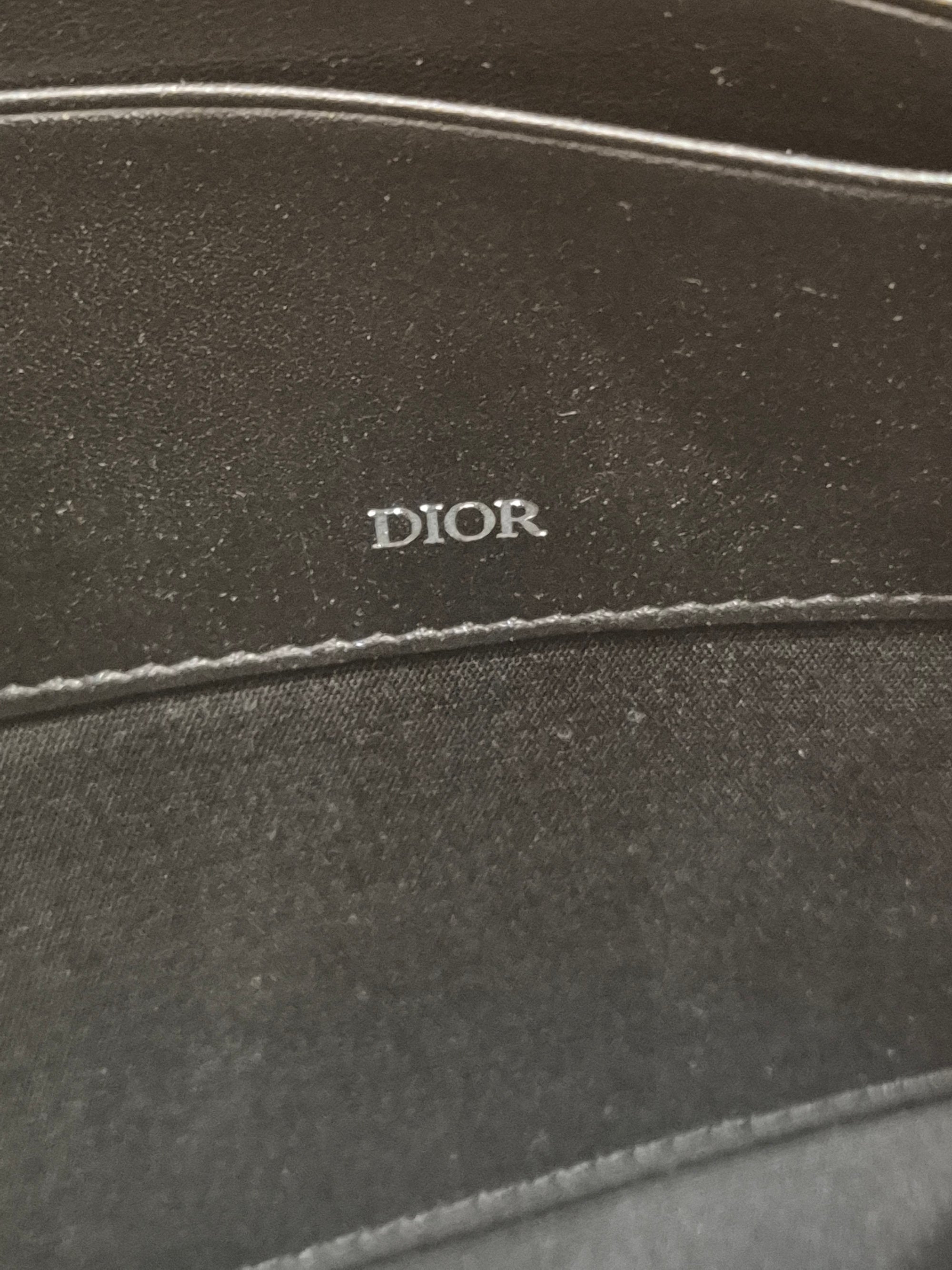 Dior Clutch Oblique Black