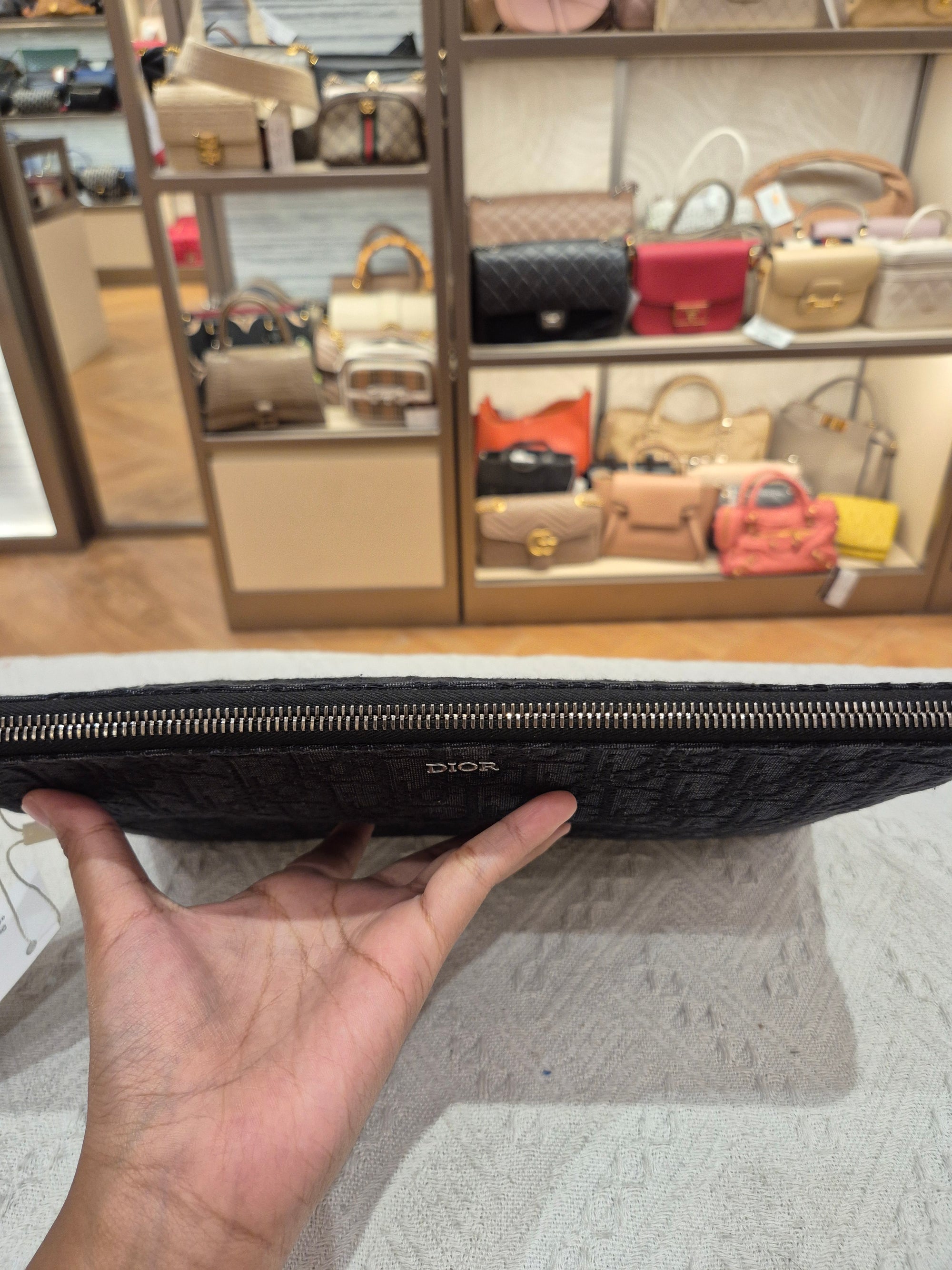 Dior Clutch Oblique Black