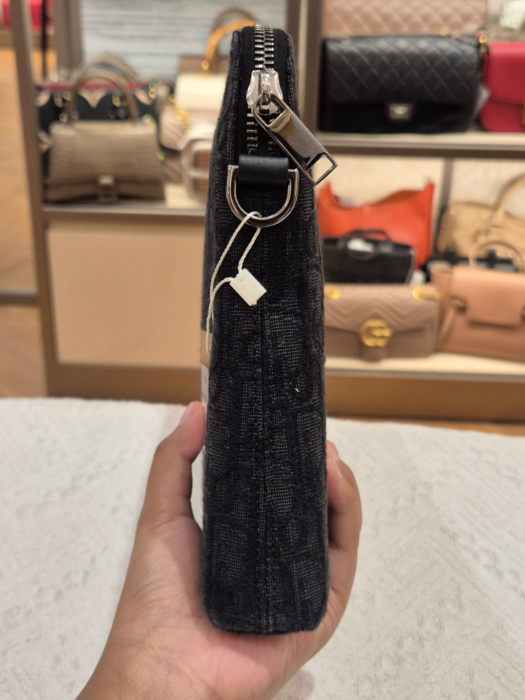 Dior Clutch Oblique Black