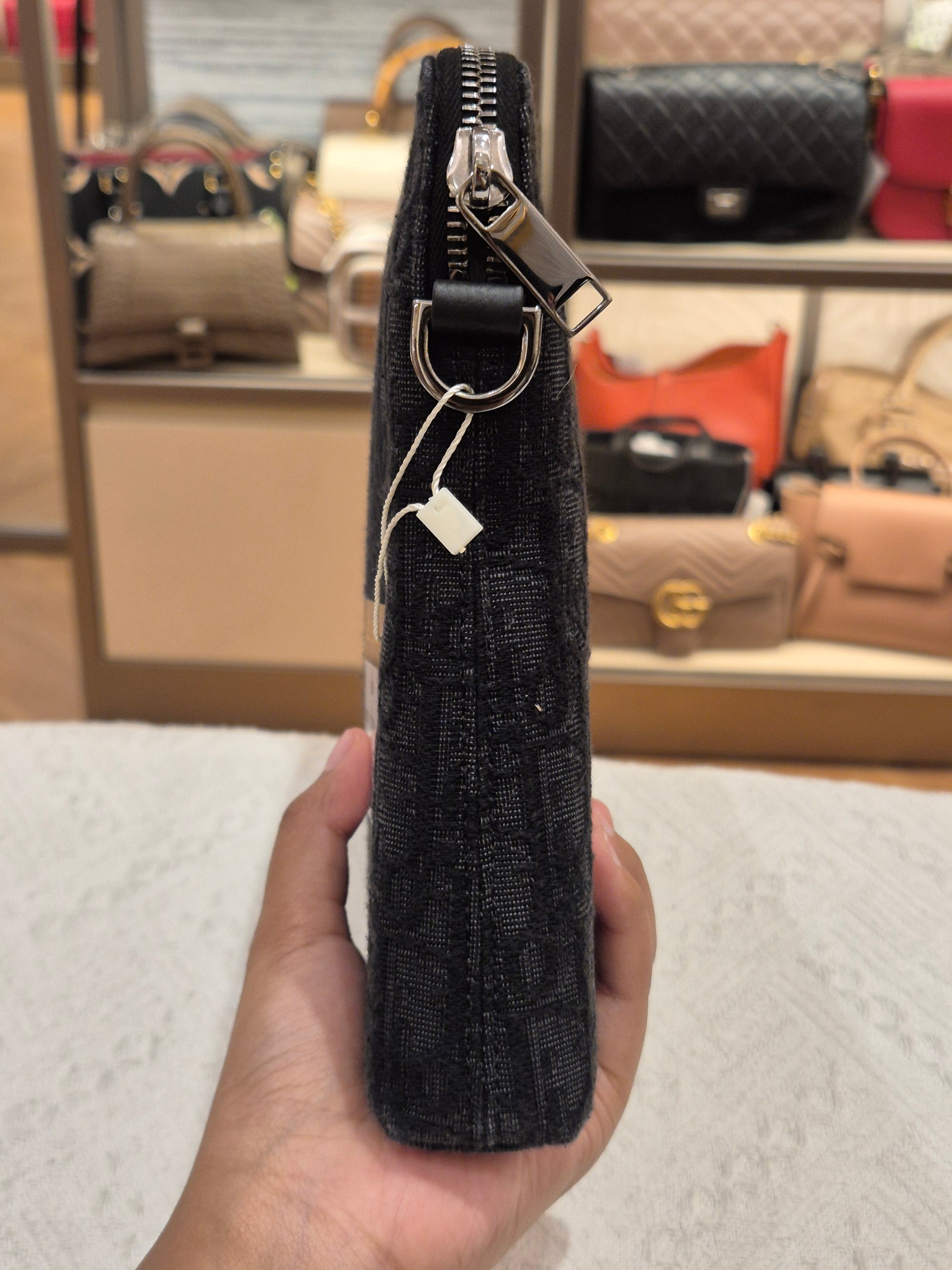 Dior Clutch Oblique Black