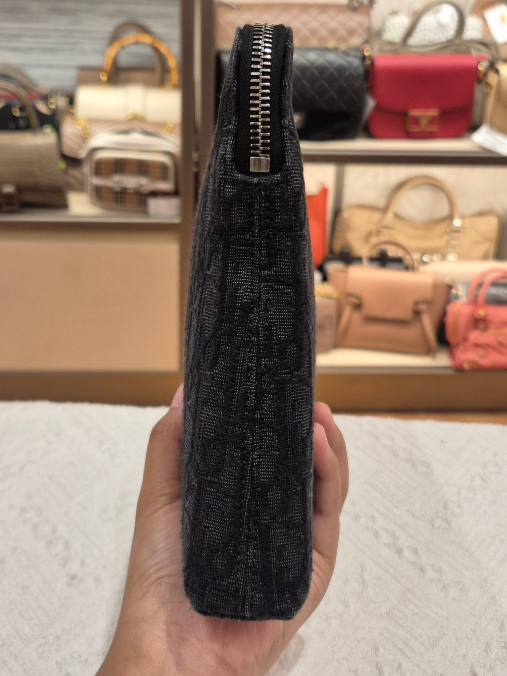 Dior Clutch Oblique Black