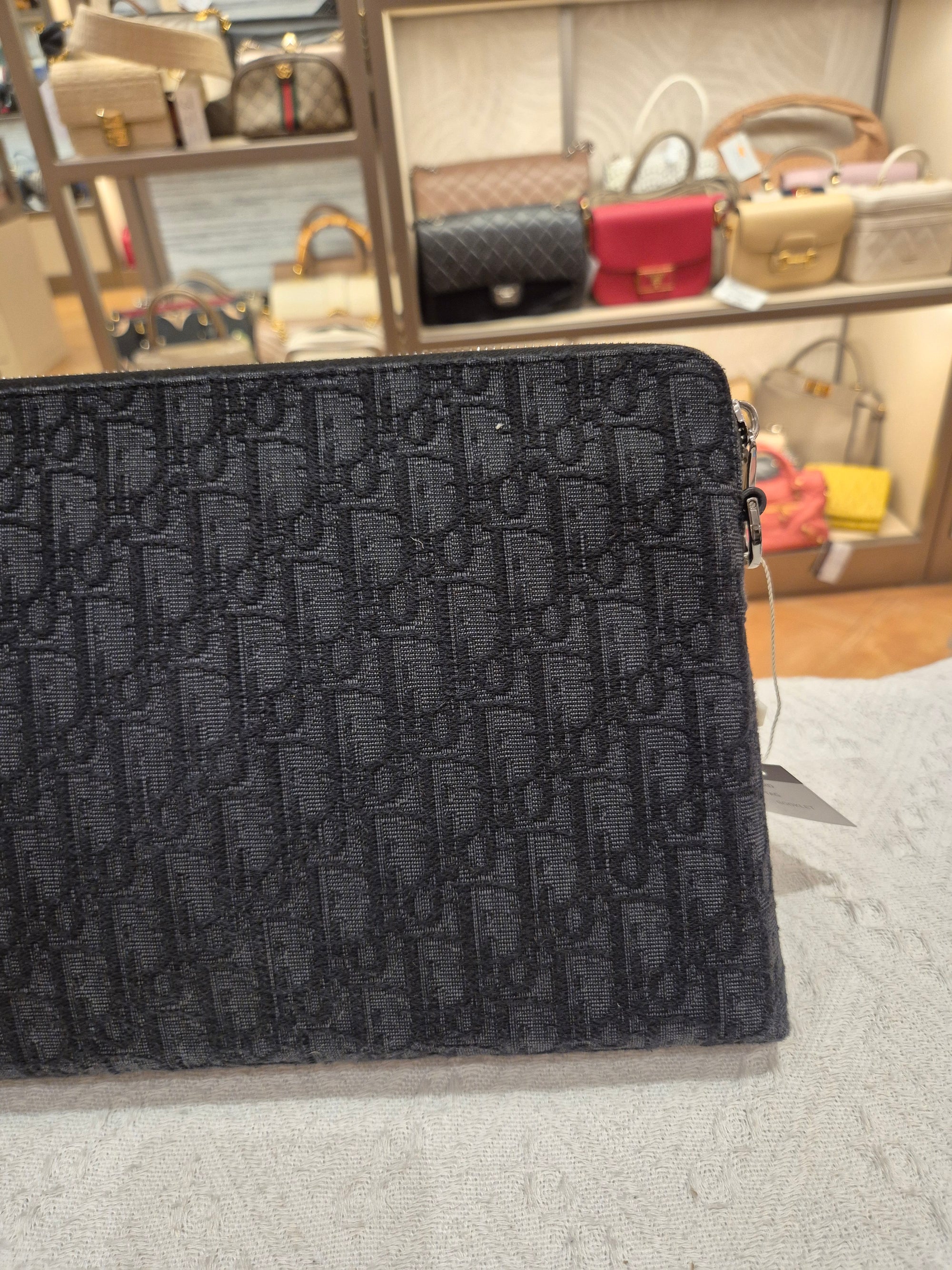 Dior Clutch Oblique Black