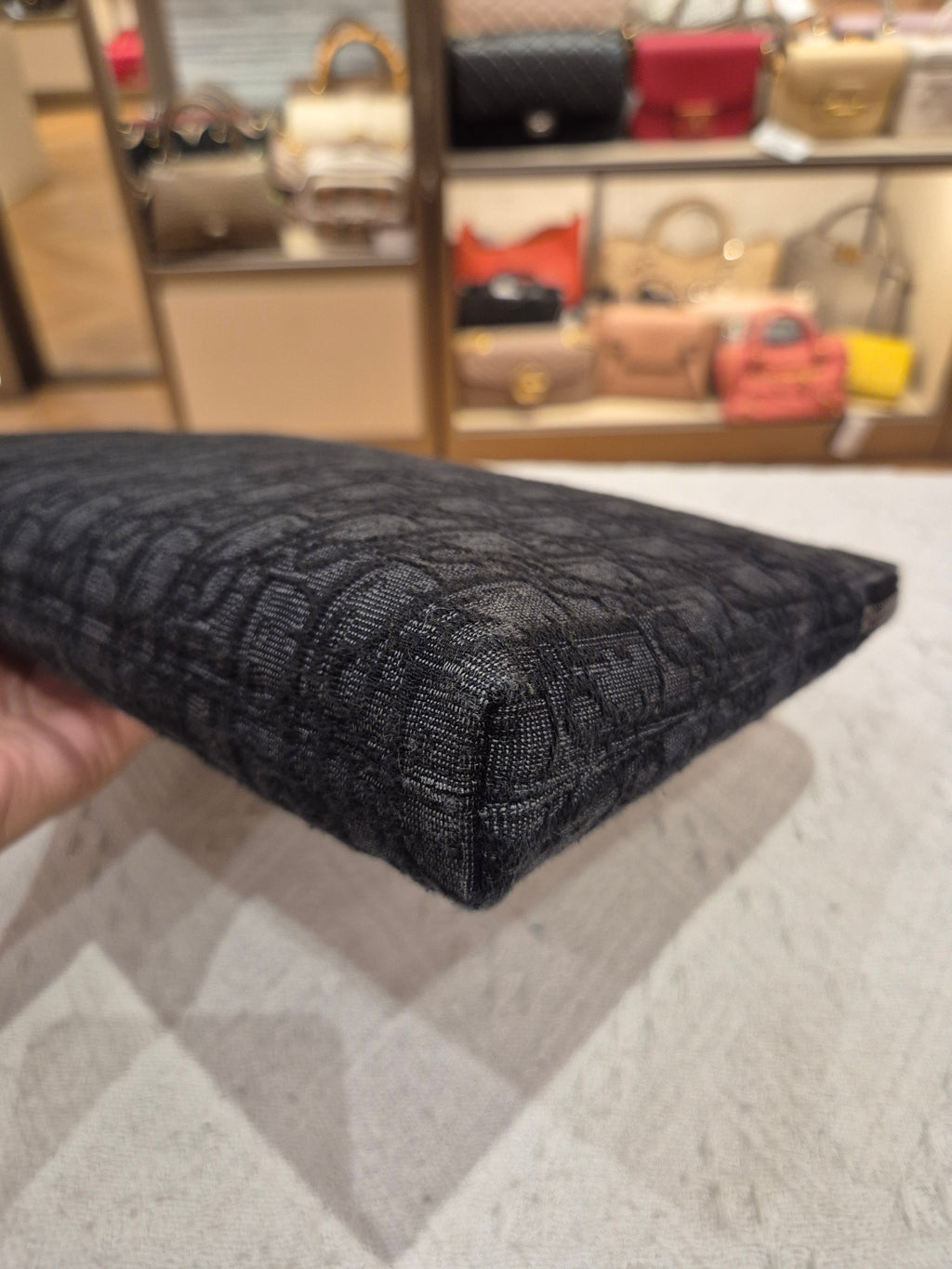 Dior Clutch Oblique Black