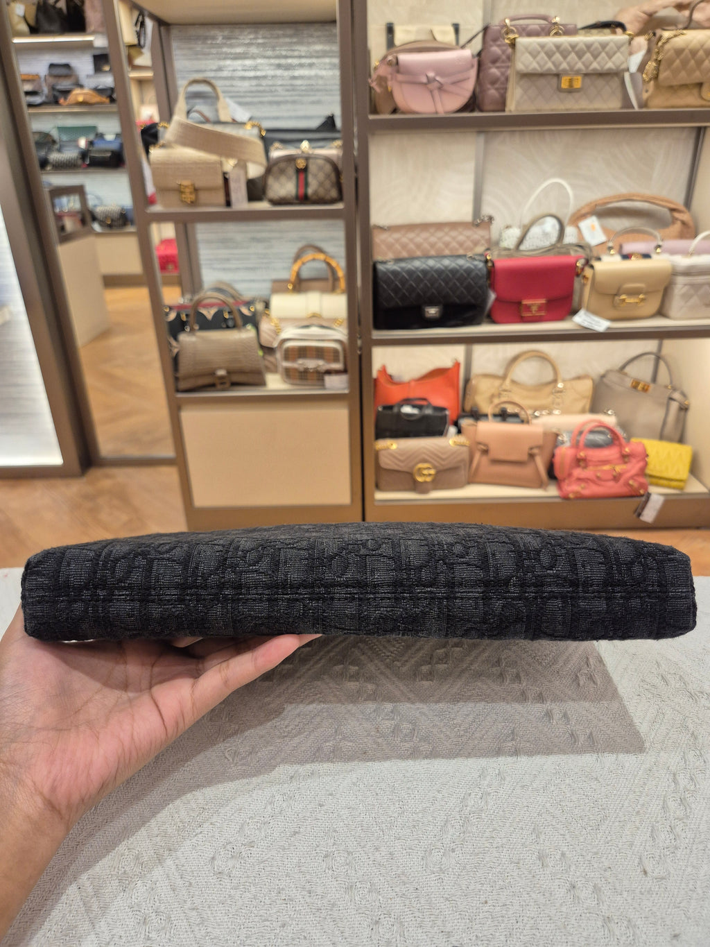 Dior Clutch Oblique Black