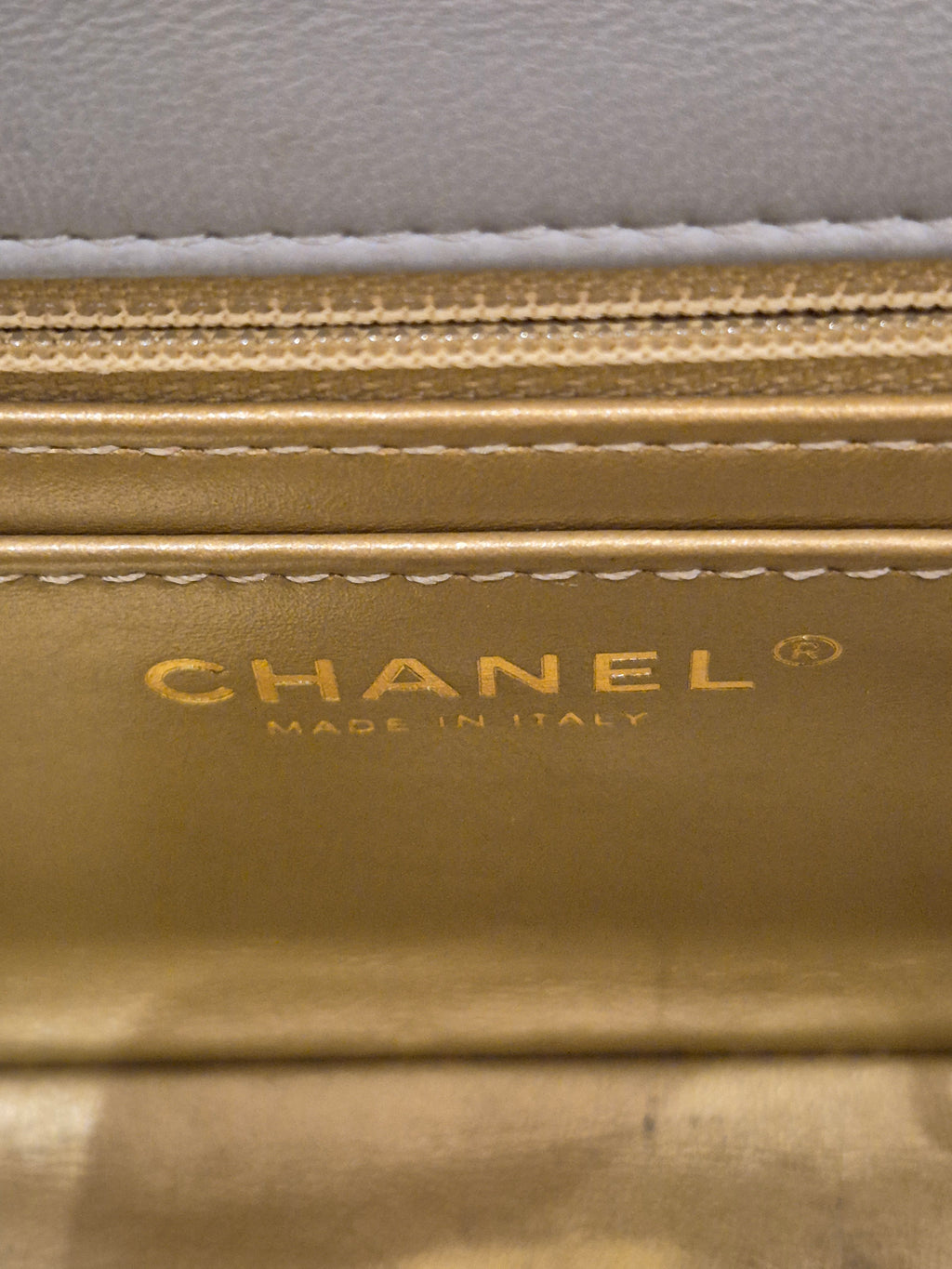 Chanel Rectangle Flap Grey