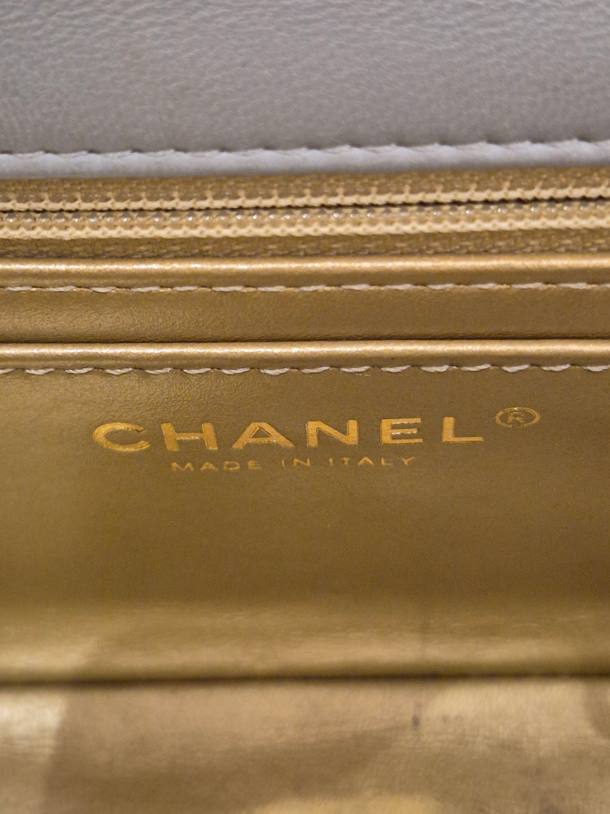 Chanel Rectangle Flap Grey