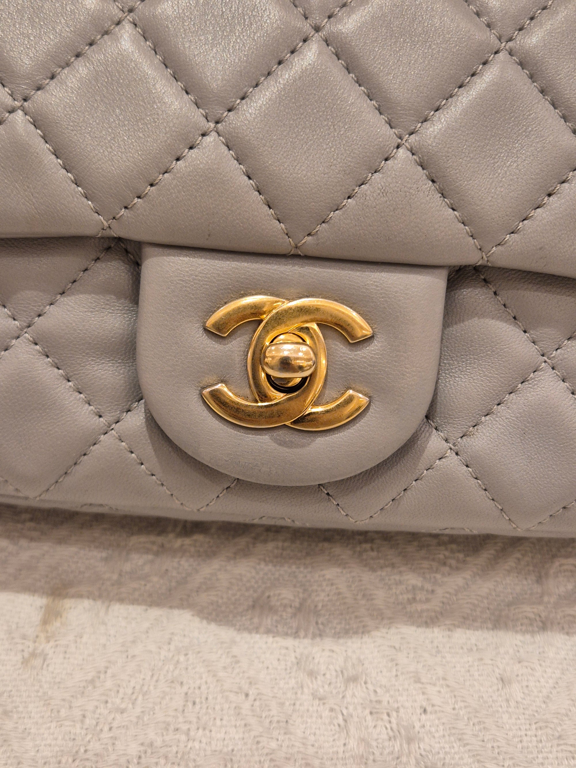 Chanel Rectangle Flap Grey