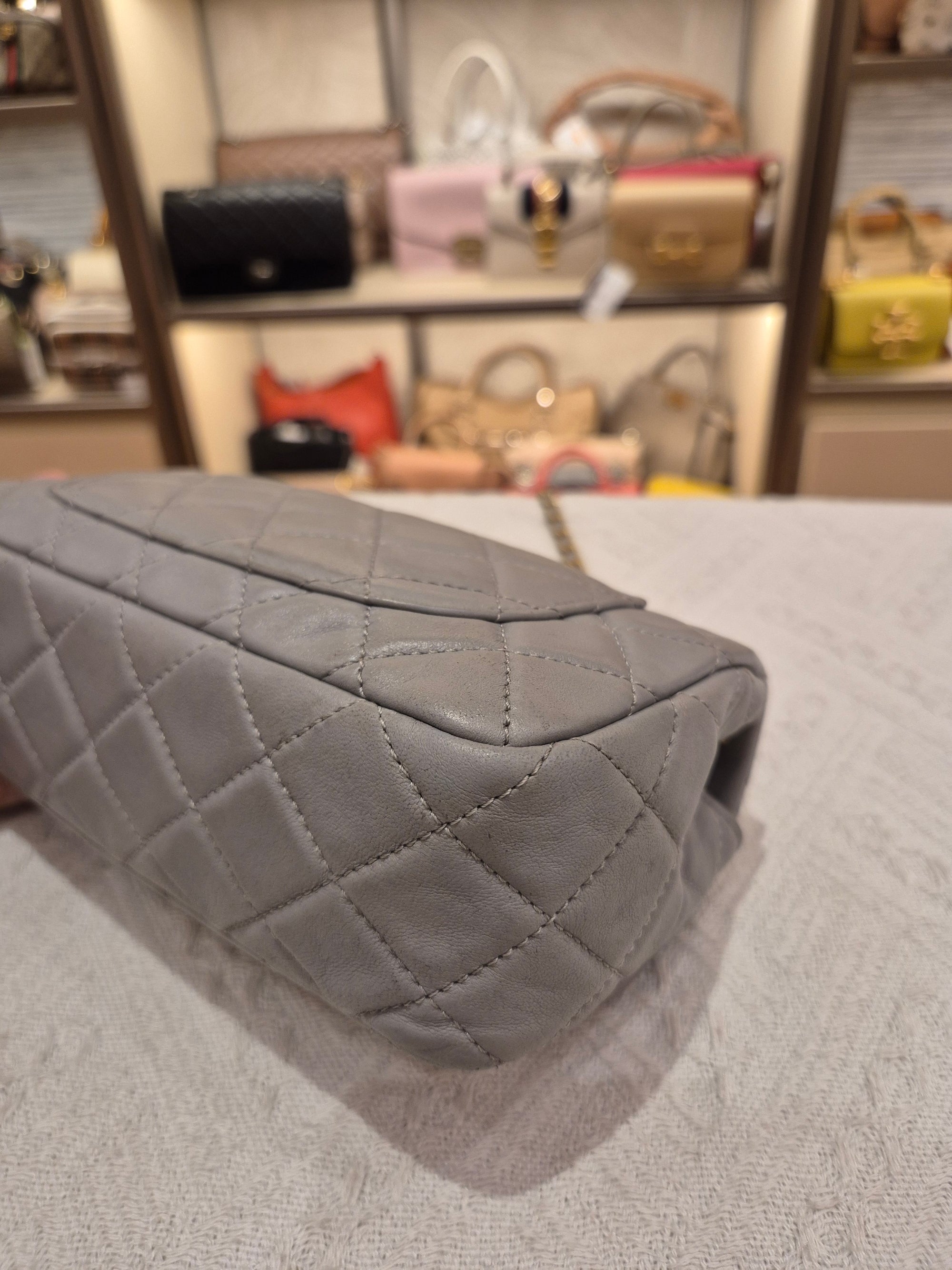 Chanel Rectangle Flap Grey