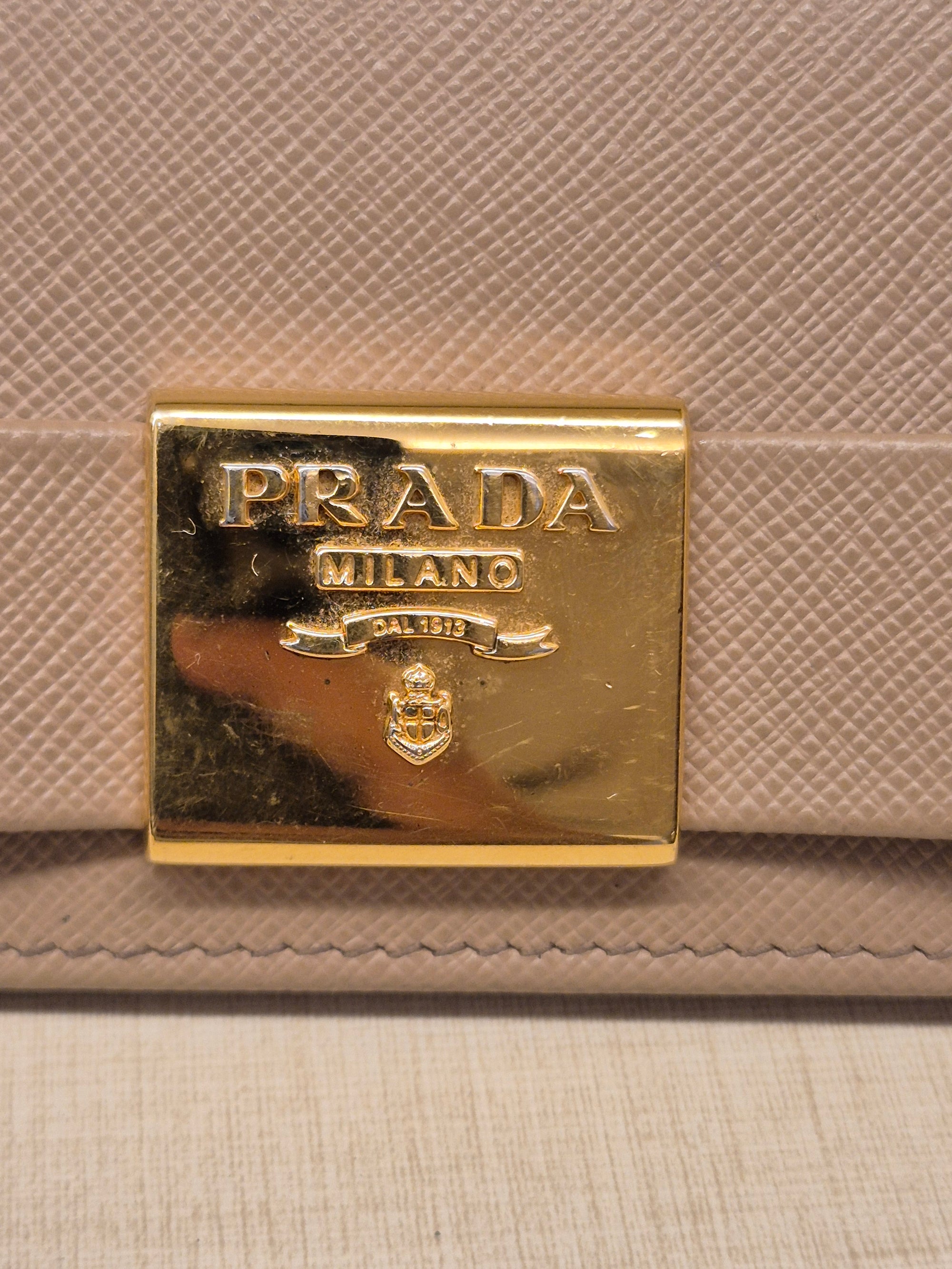 Prada Card Wallet Cameo