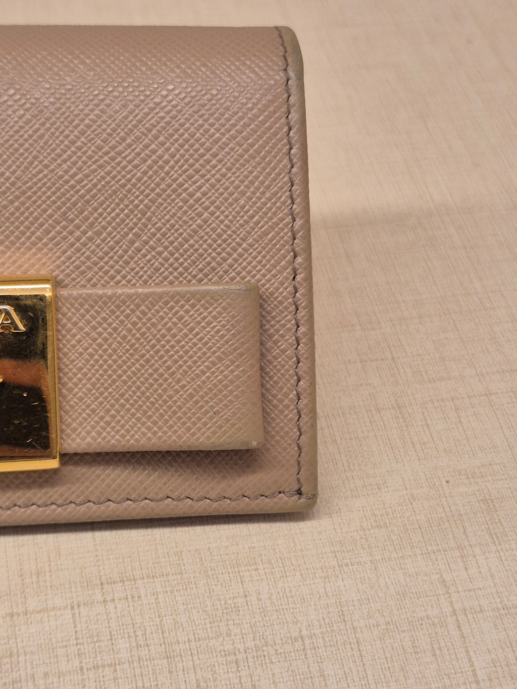 Prada Card Wallet Cameo
