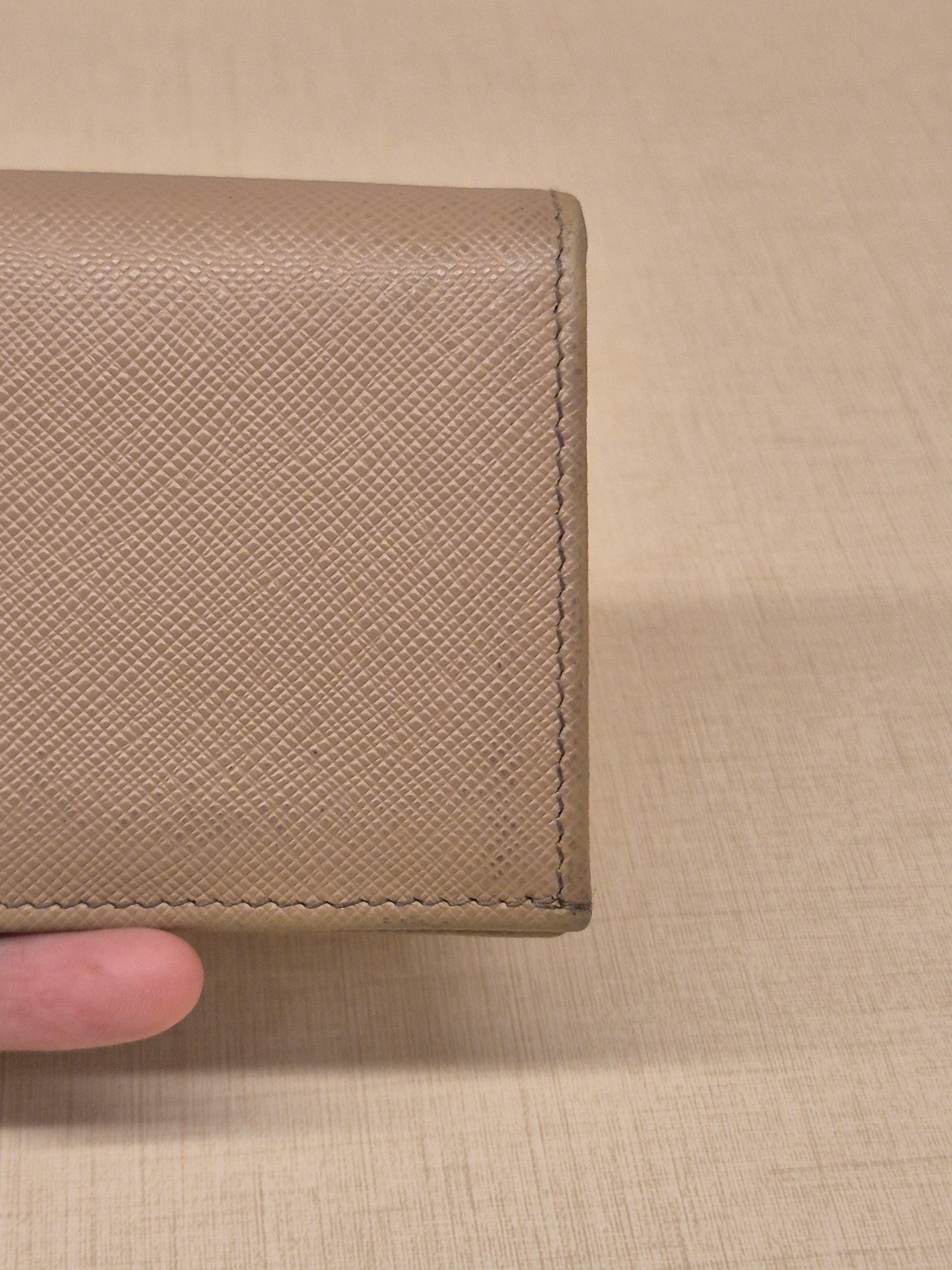 Prada Card Wallet Cameo