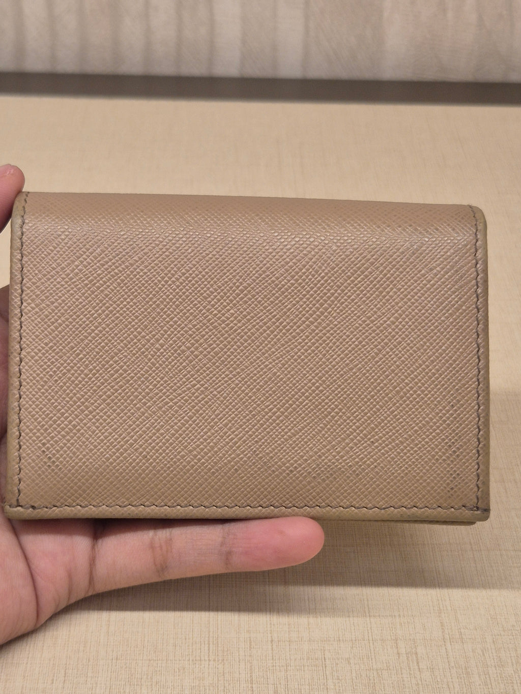 Prada Card Wallet Cameo