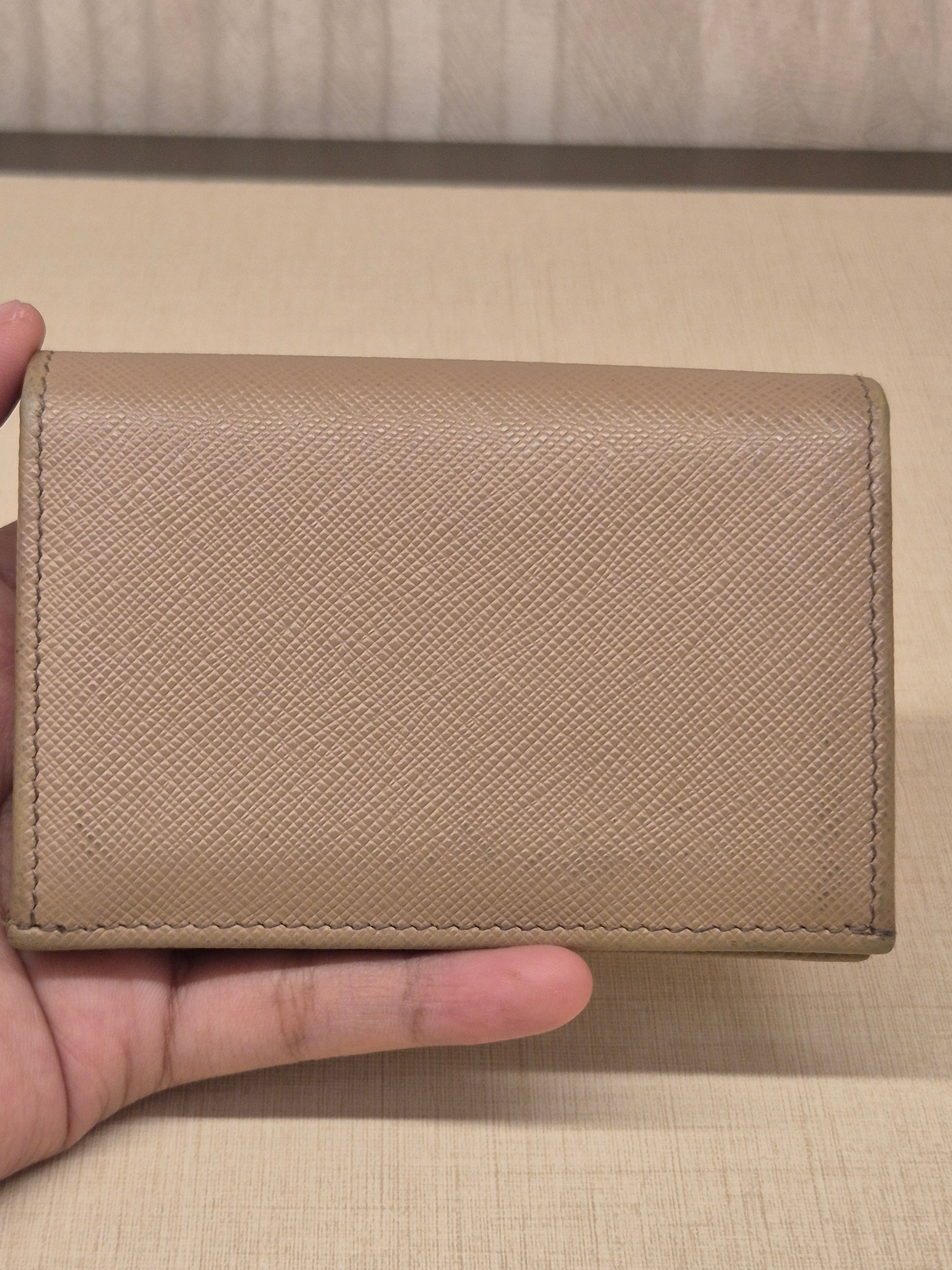 Prada Card Wallet Cameo