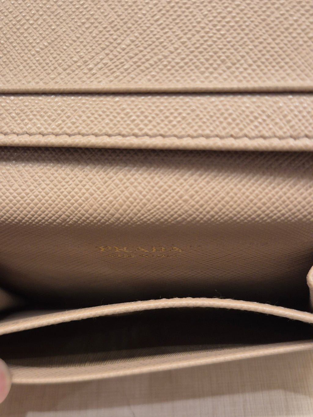 Prada Card Wallet Cameo