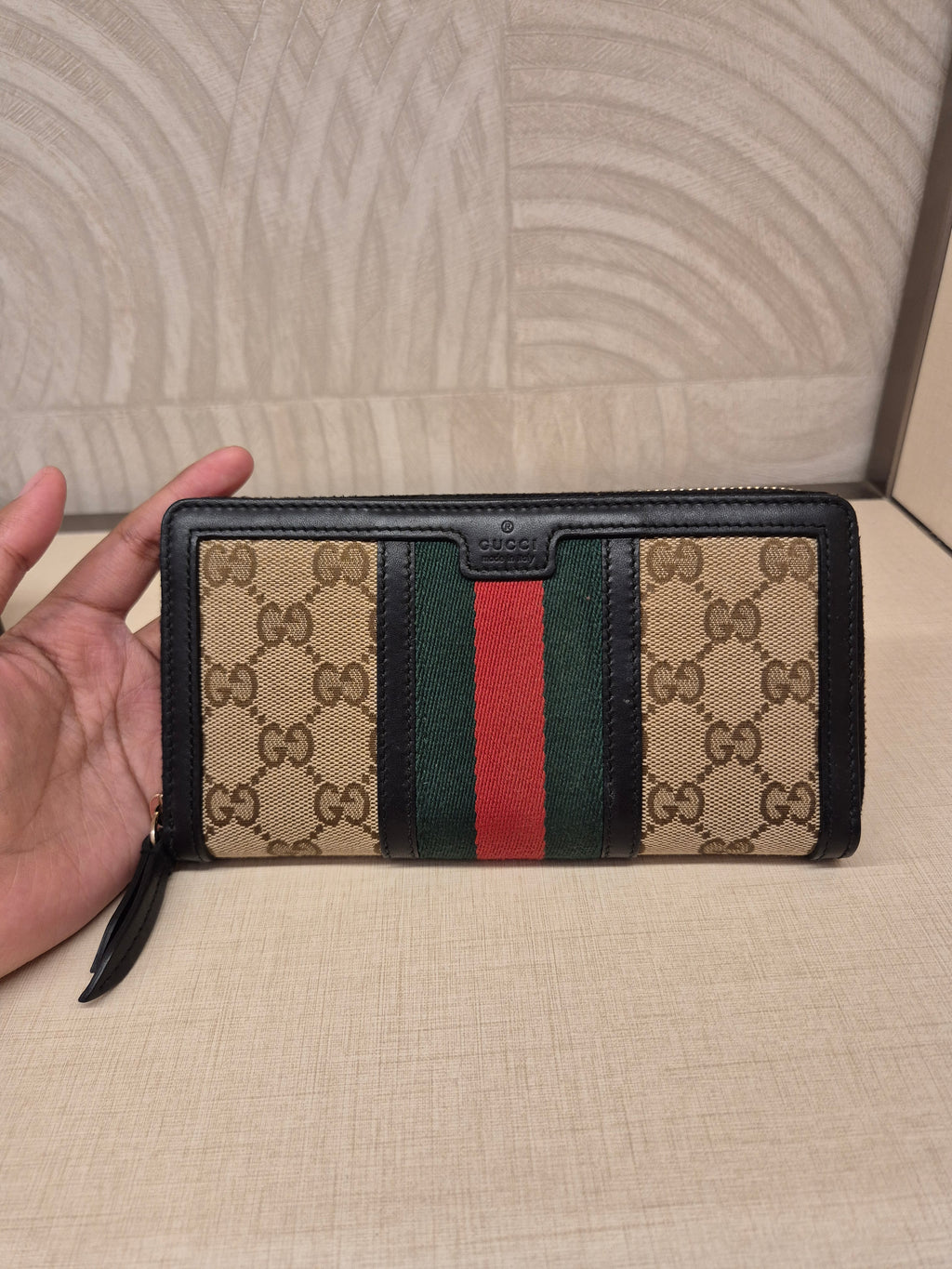 Gucci Ophidia Zipper Long Wallet