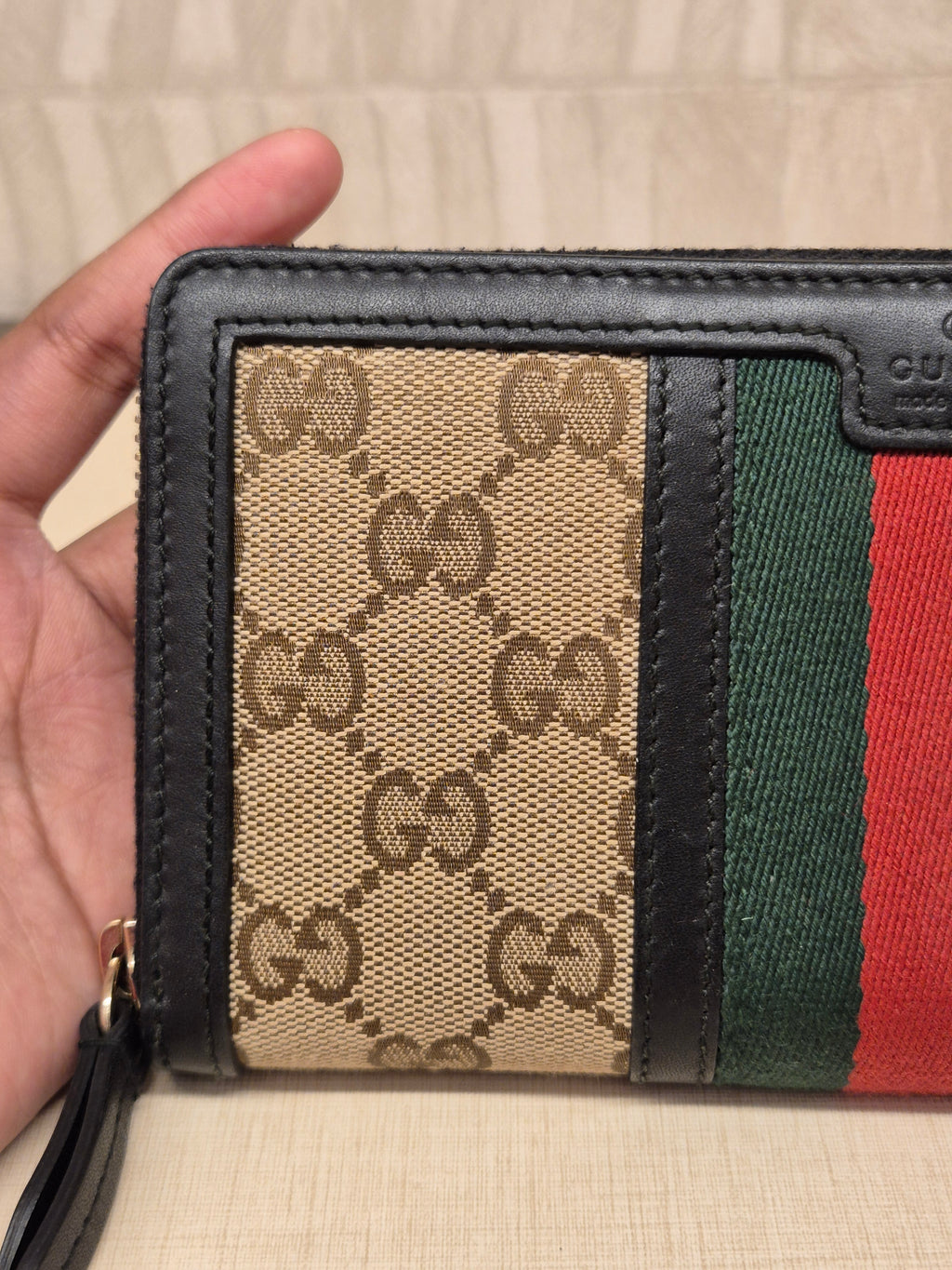 Gucci Ophidia Zipper Long Wallet