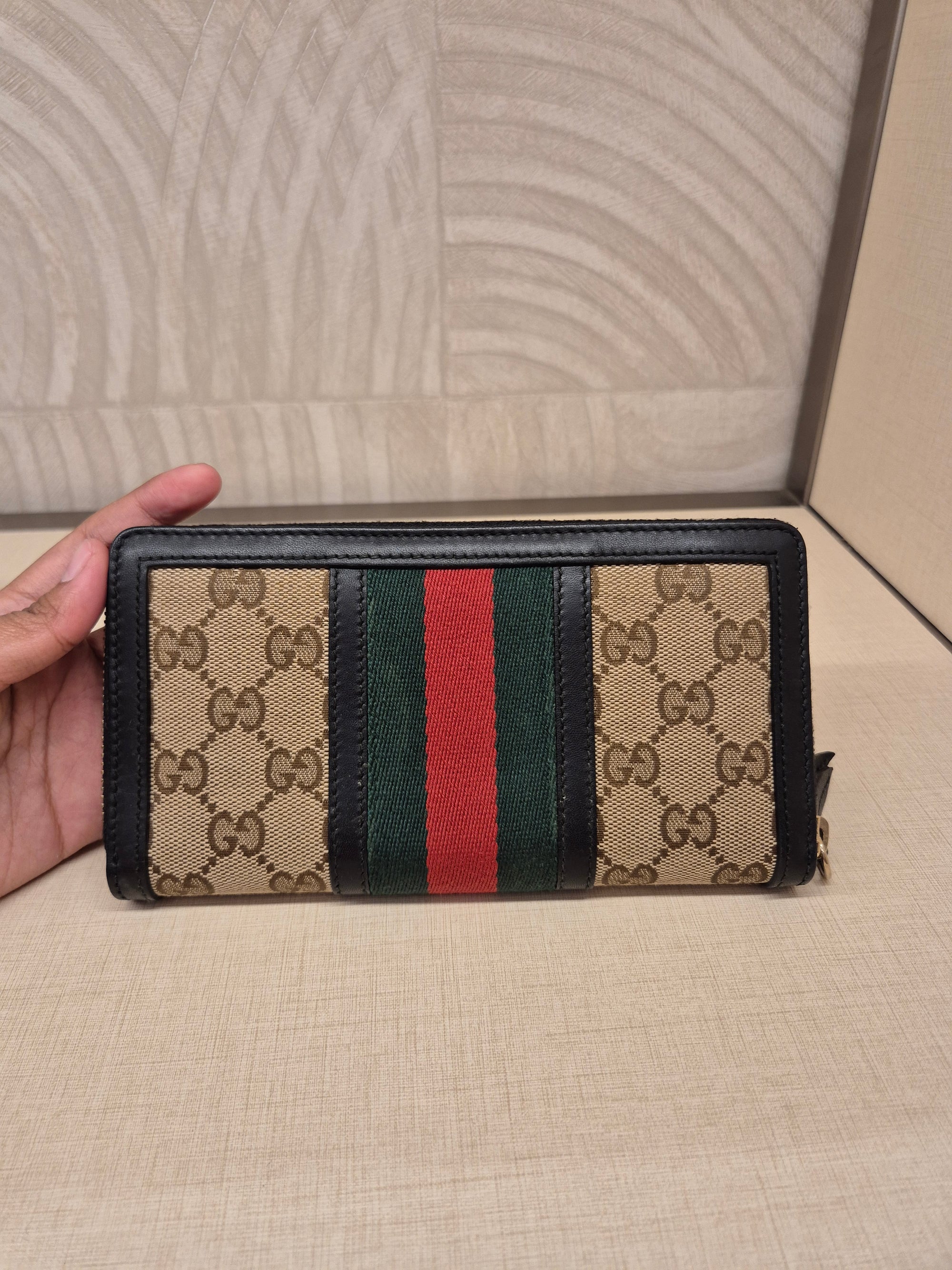 Gucci Ophidia Zipper Long Wallet