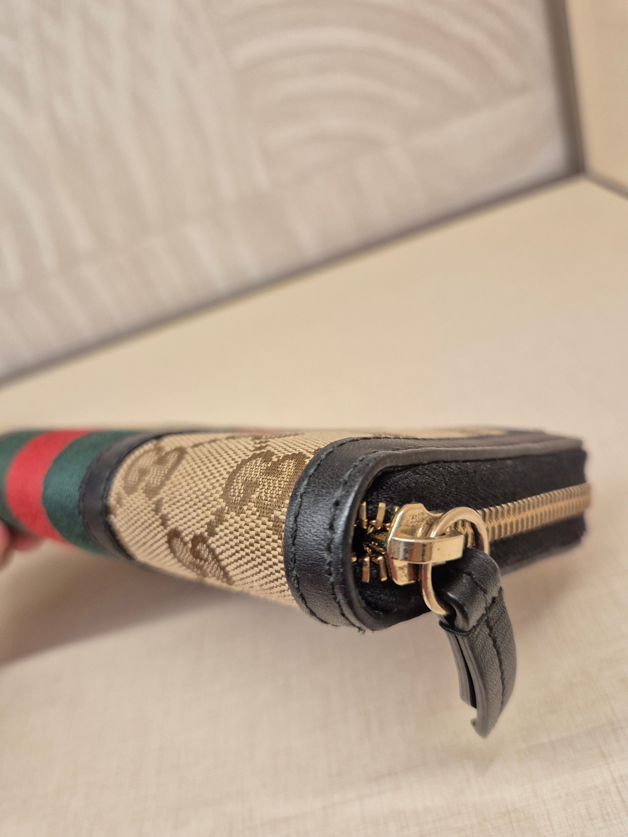 Gucci Ophidia Zipper Long Wallet