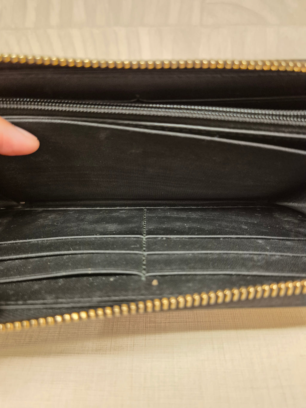 Gucci Ophidia Zipper Long Wallet
