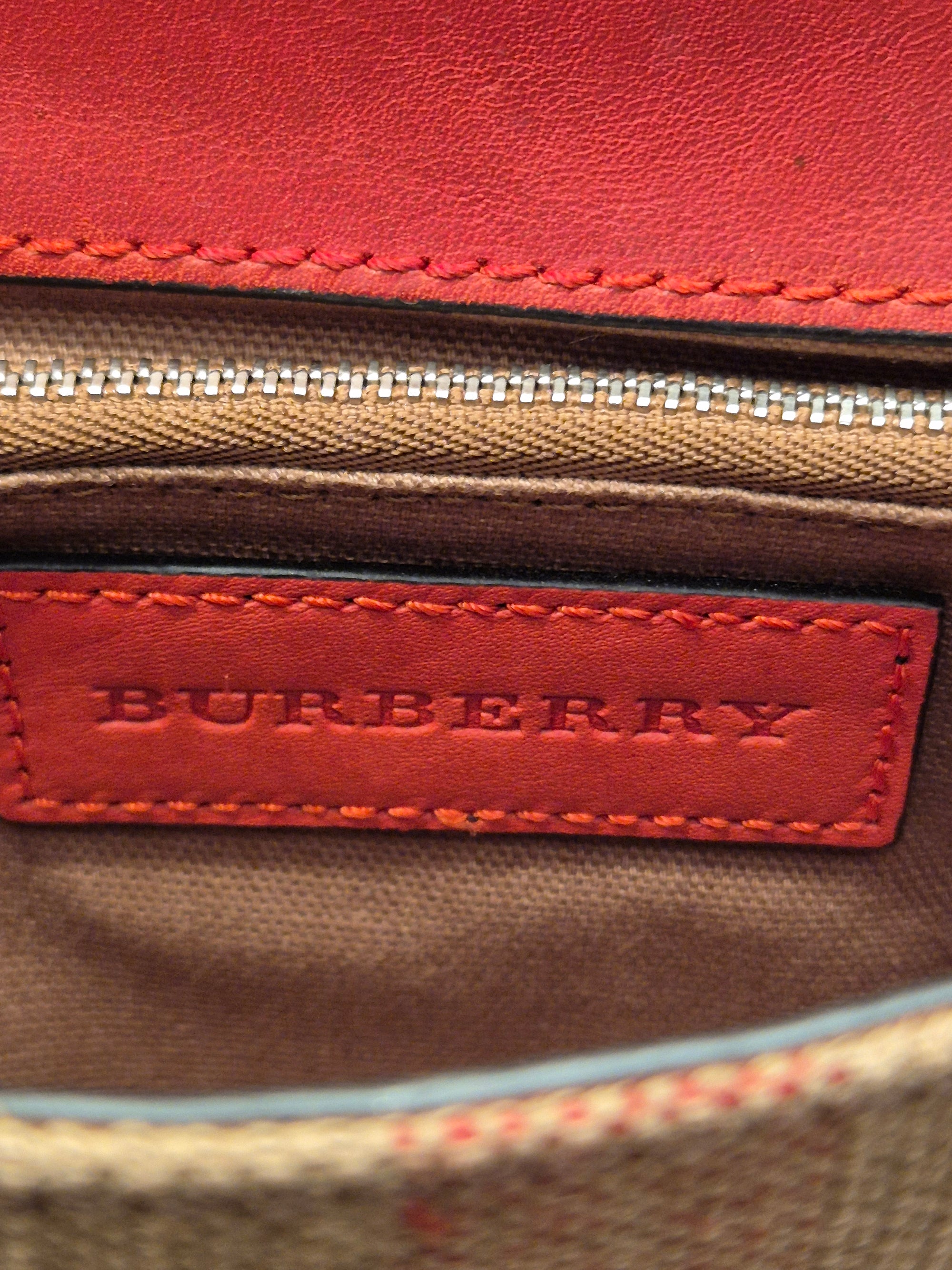Burberry Crossbody Red