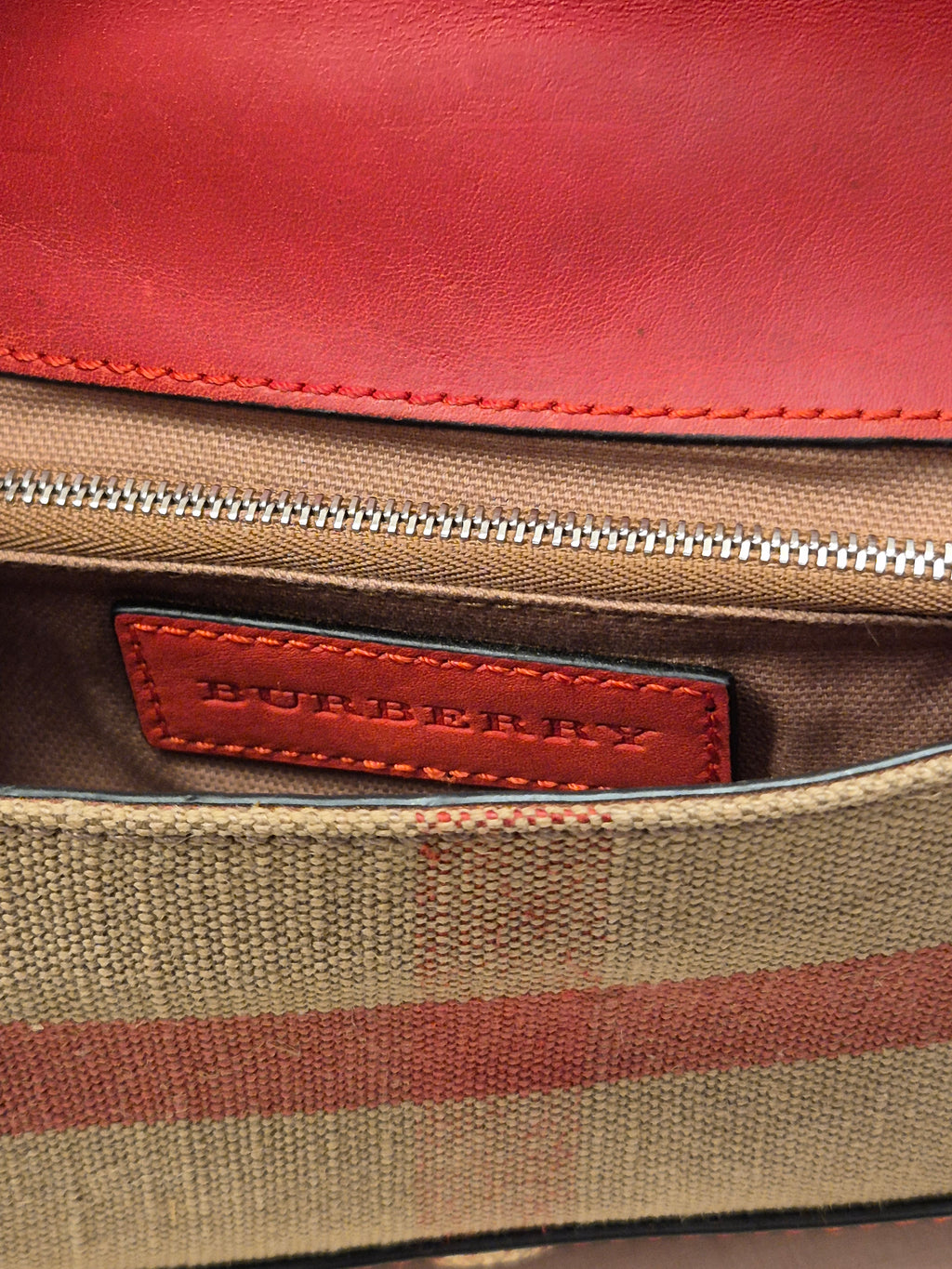 Burberry Crossbody Red