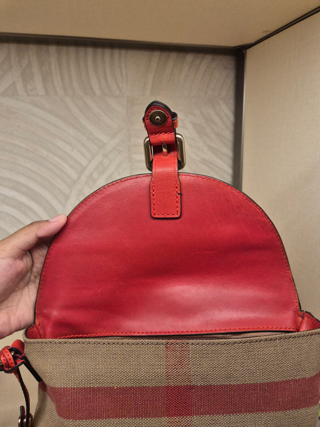 Burberry Crossbody Red