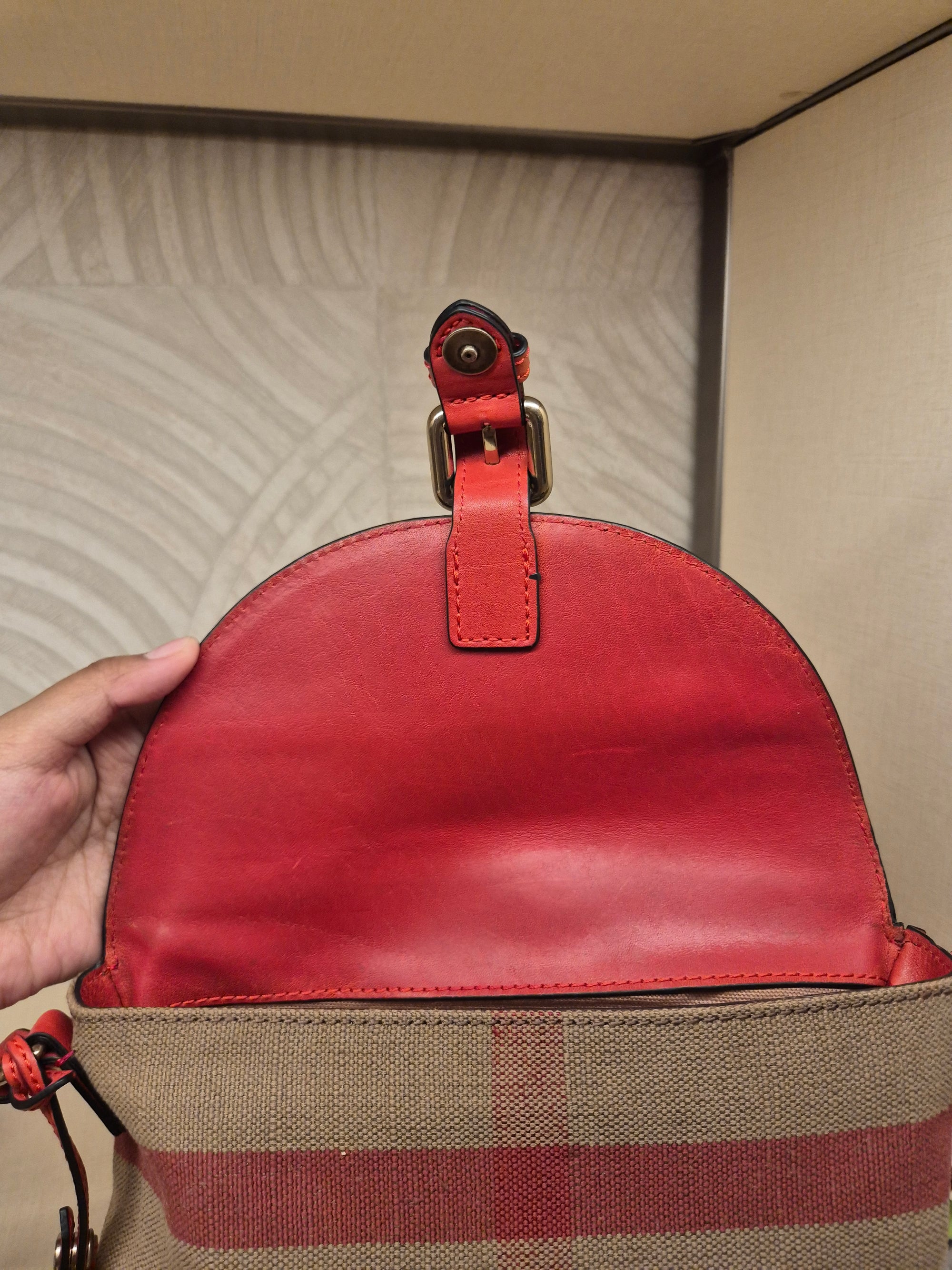 Burberry Crossbody Red
