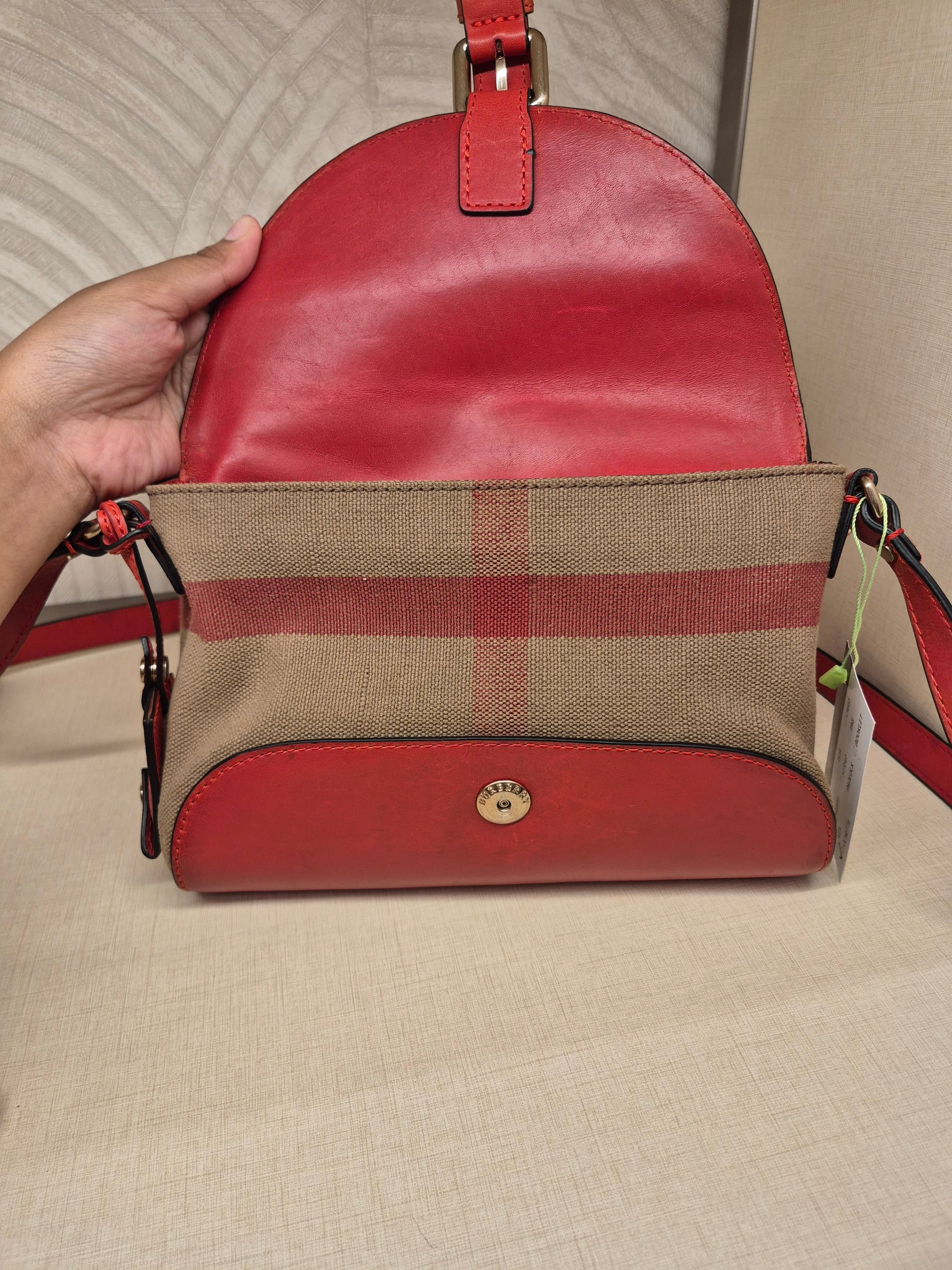 Burberry Crossbody Red