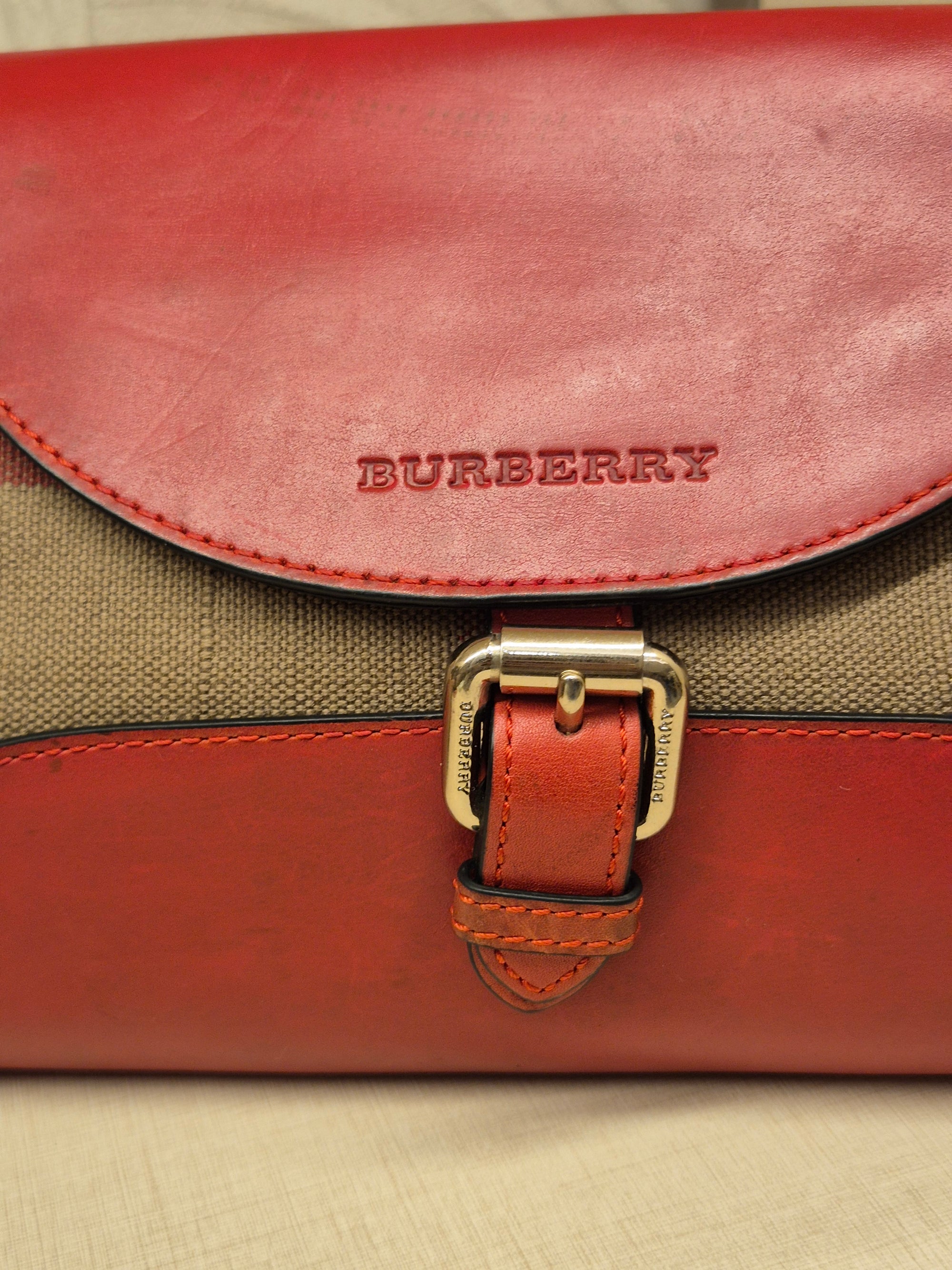 Burberry Crossbody Red