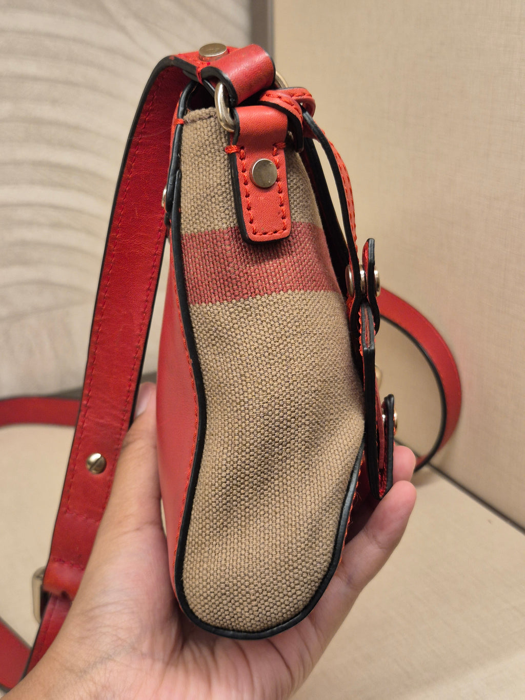 Burberry Crossbody Red