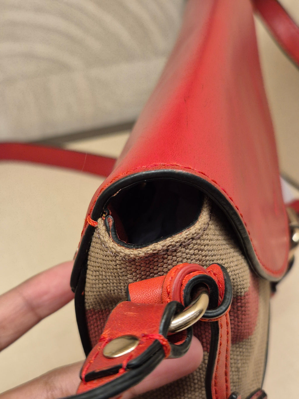 Burberry Crossbody Red