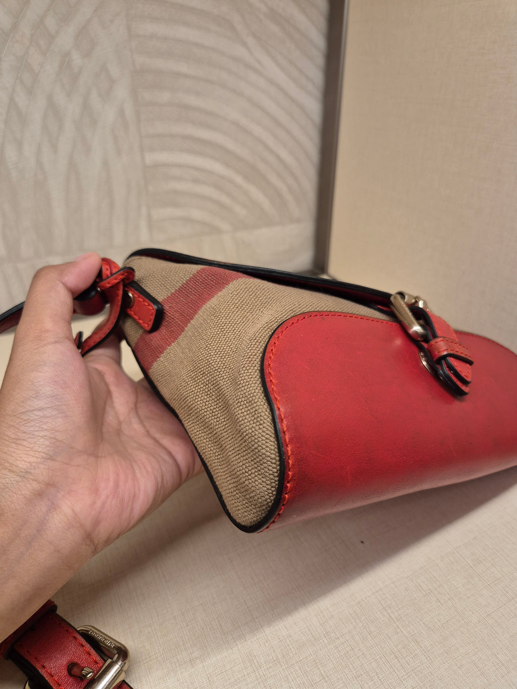 Burberry Crossbody Red