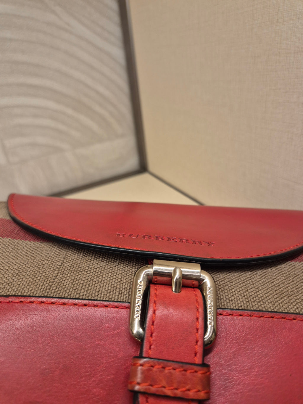 Burberry Crossbody Red