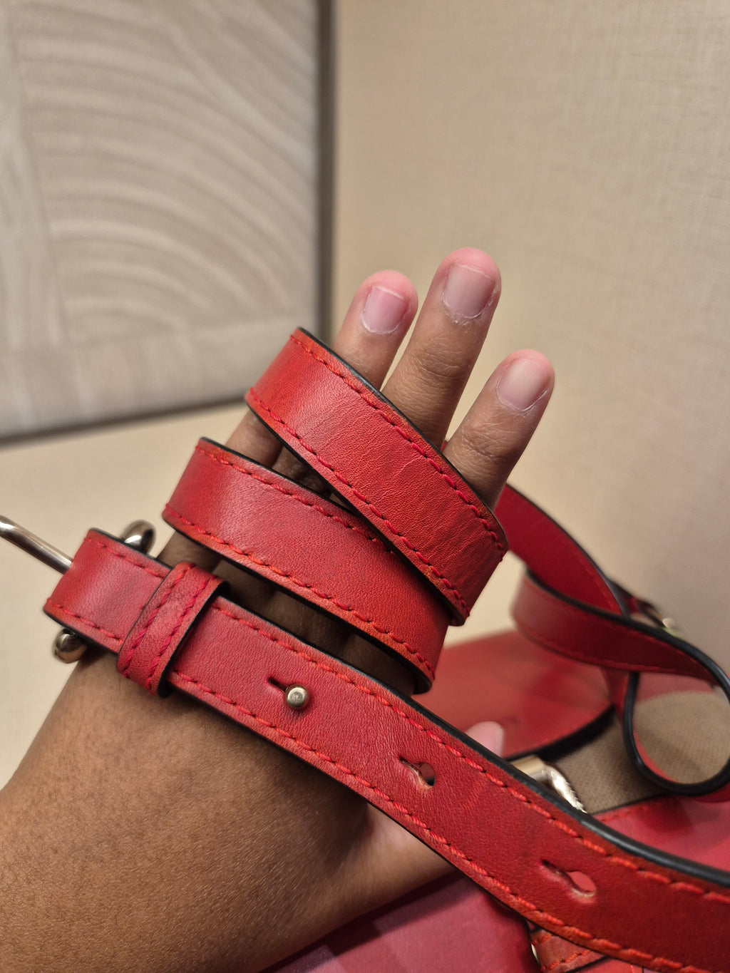 Burberry Crossbody Red