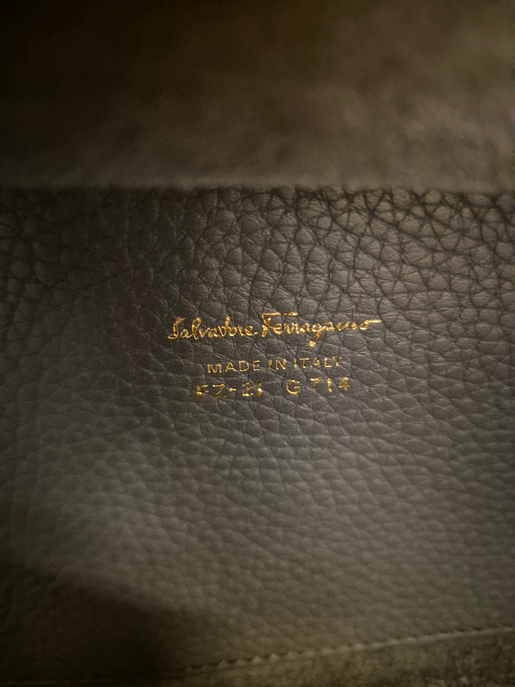 Salvatore Ferragamo Zip Totebag Blue