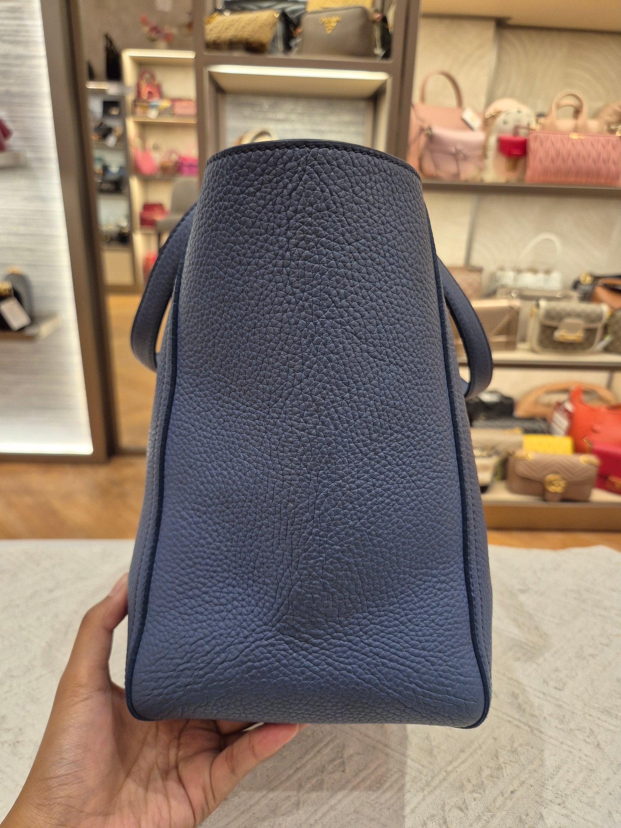 Salvatore Ferragamo Zip Totebag Blue