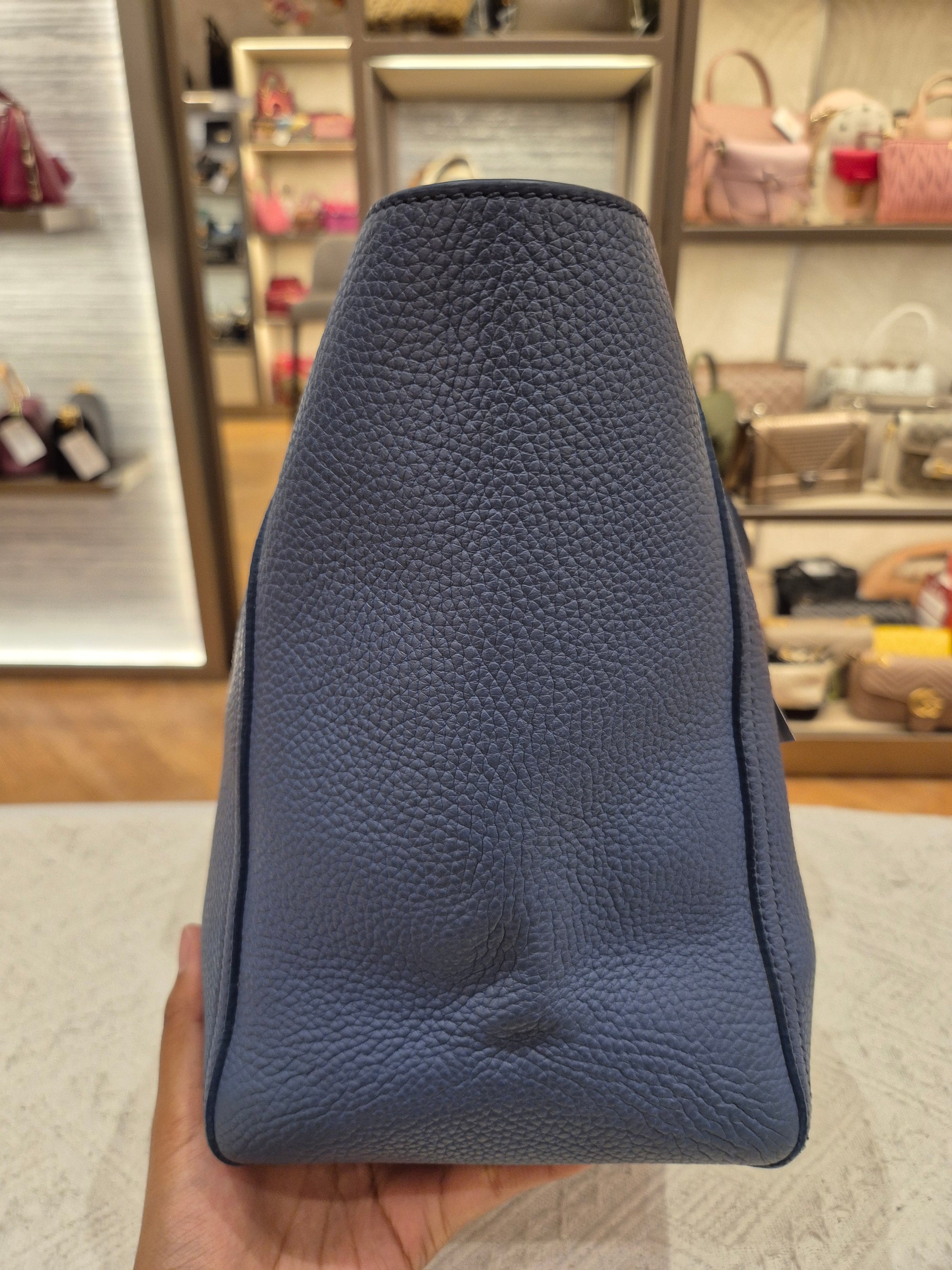 Salvatore Ferragamo Zip Totebag Blue