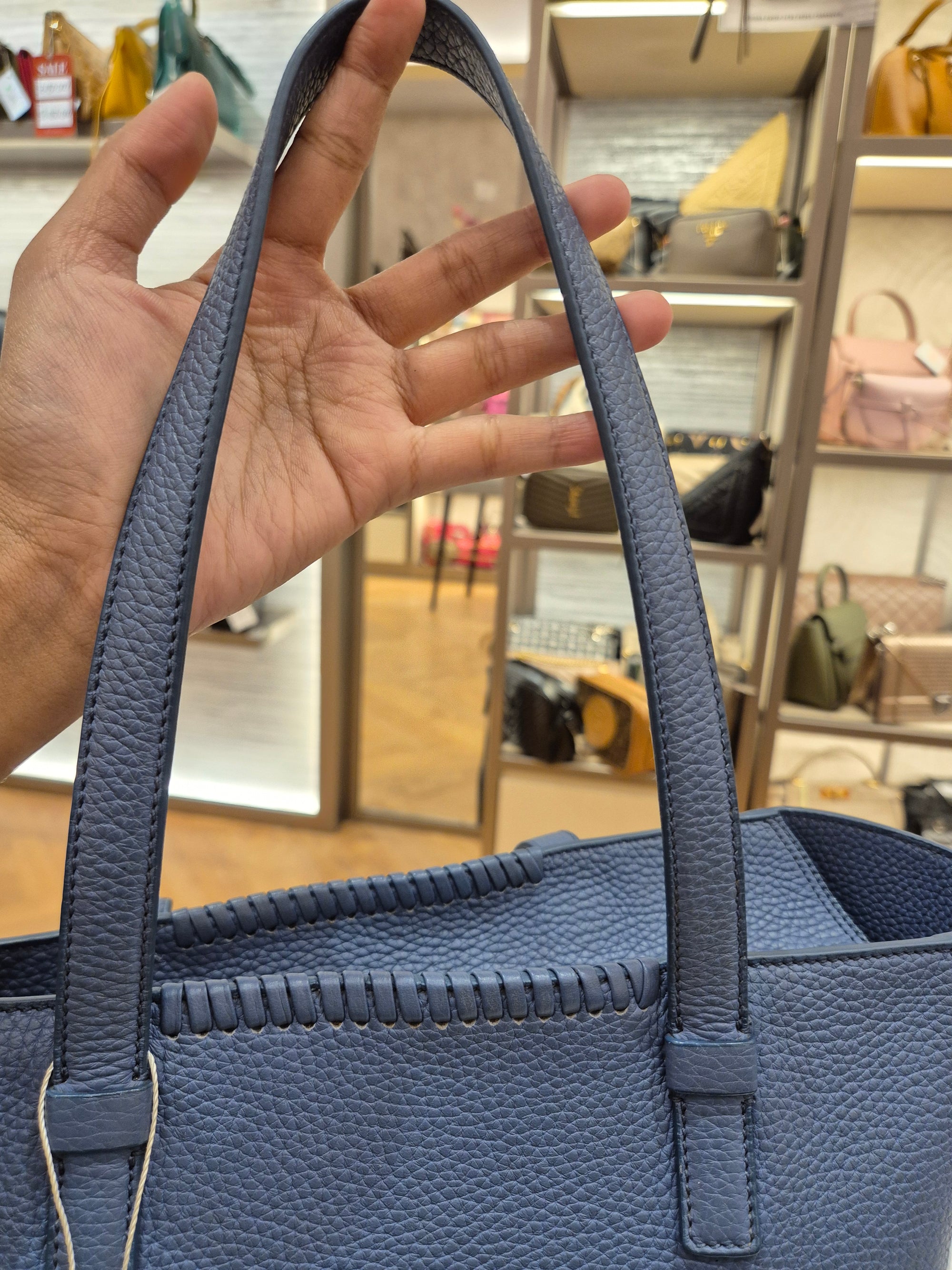 Salvatore Ferragamo Zip Totebag Blue
