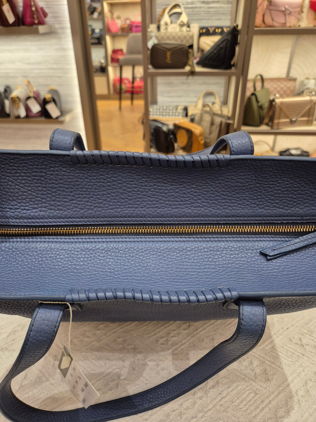 Salvatore Ferragamo Zip Totebag Blue
