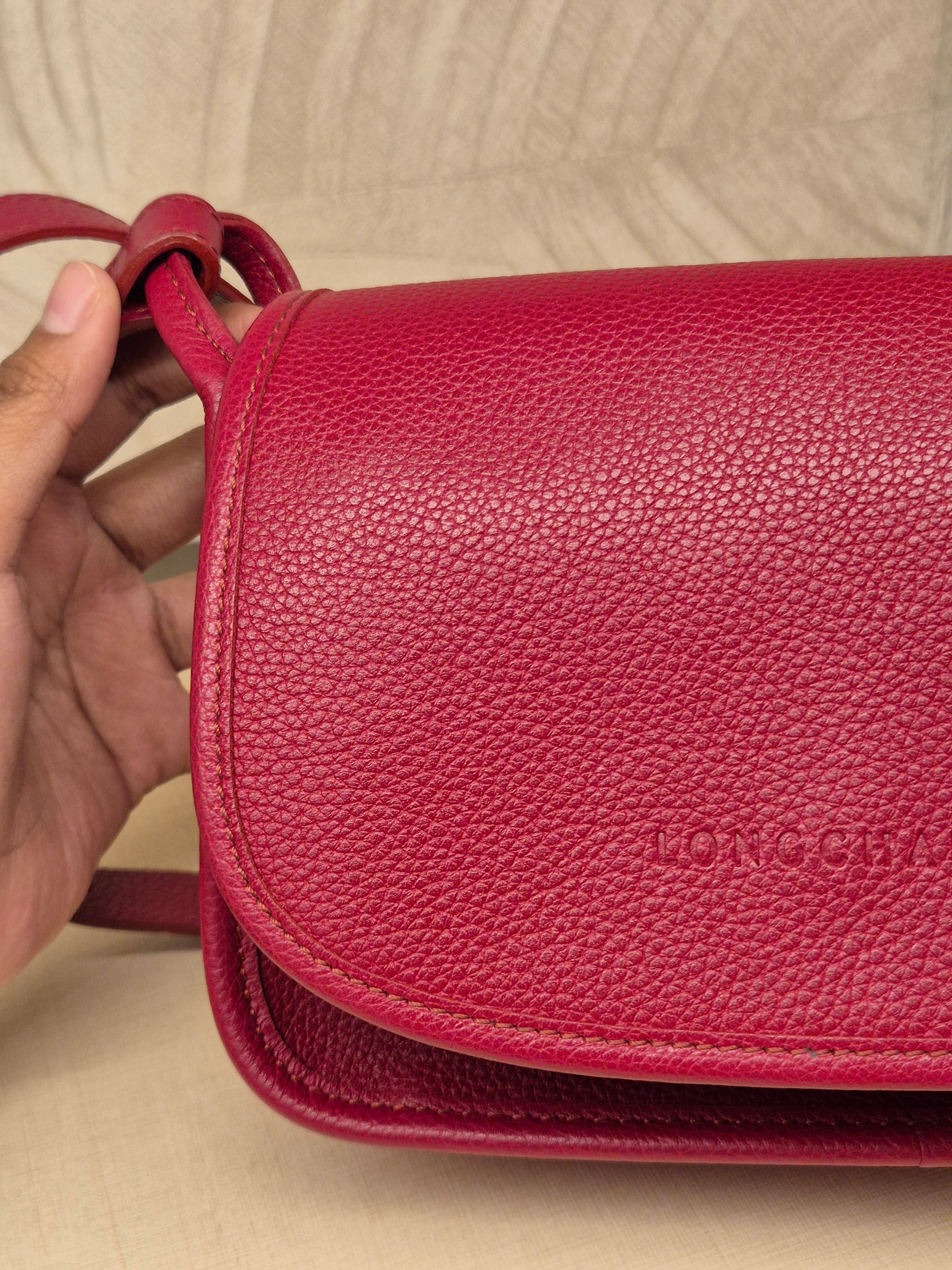 Longchamp Crossbody Red