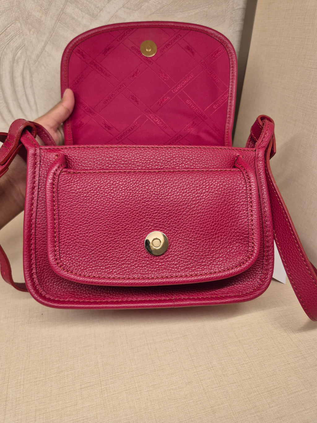 Longchamp Crossbody Red