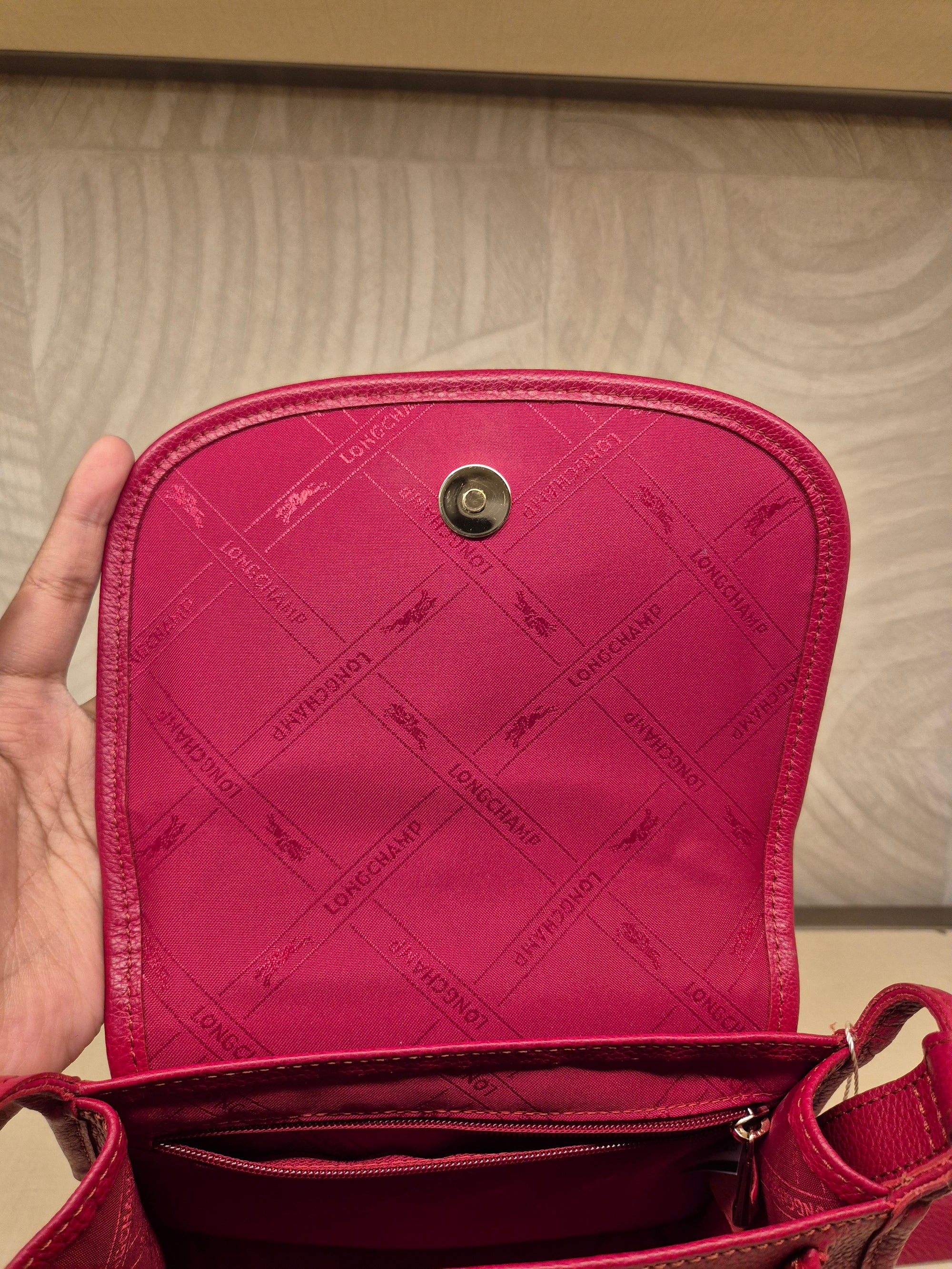Longchamp Crossbody Red