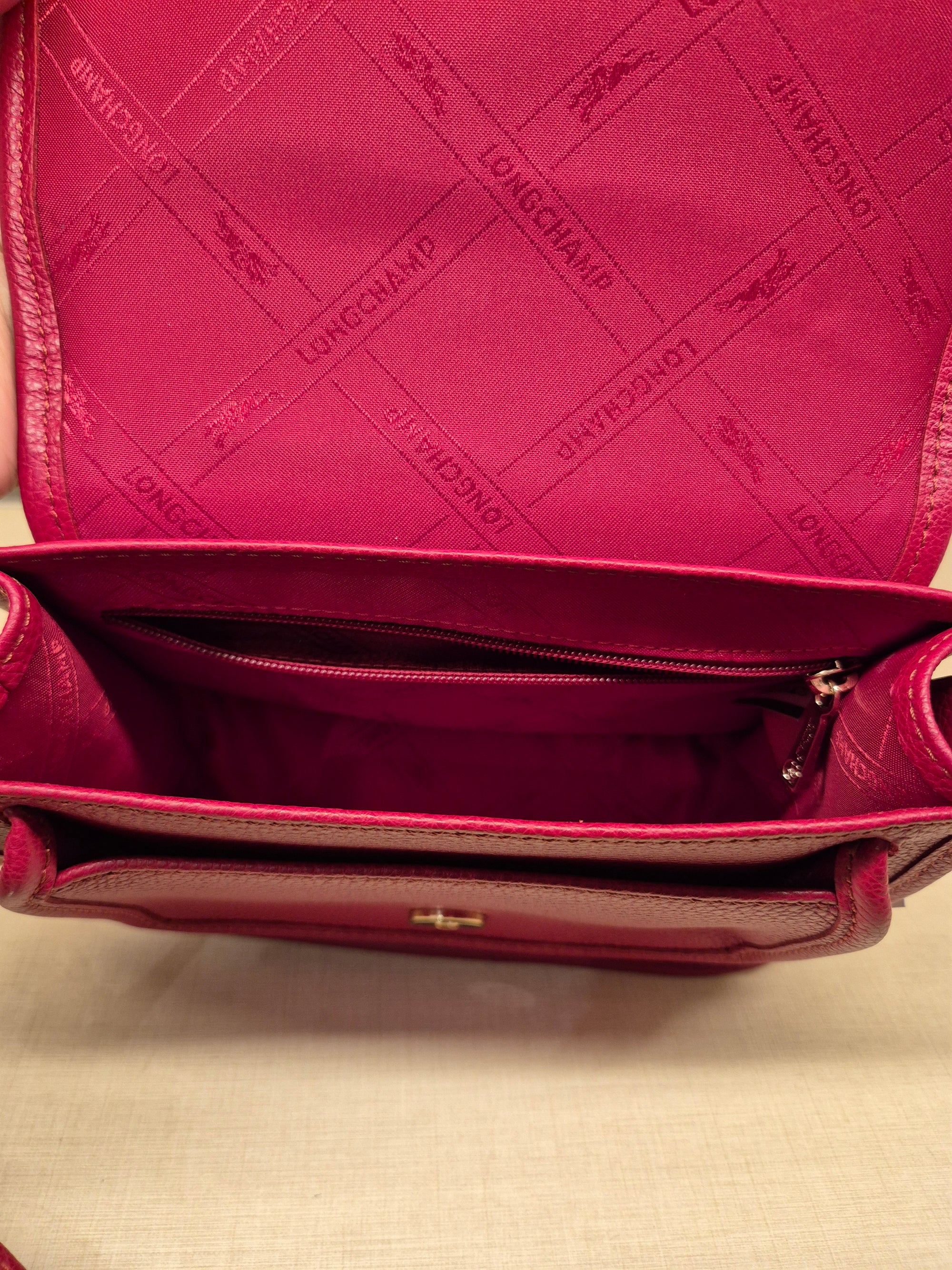 Longchamp Crossbody Red