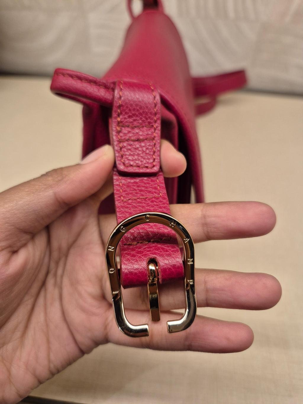 Longchamp Crossbody Red