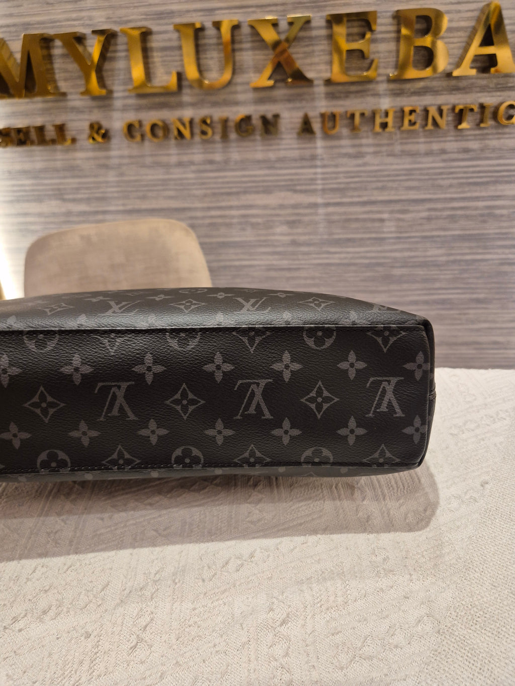 Louis Vuitton Explore Briefcase Monogram Eclipse