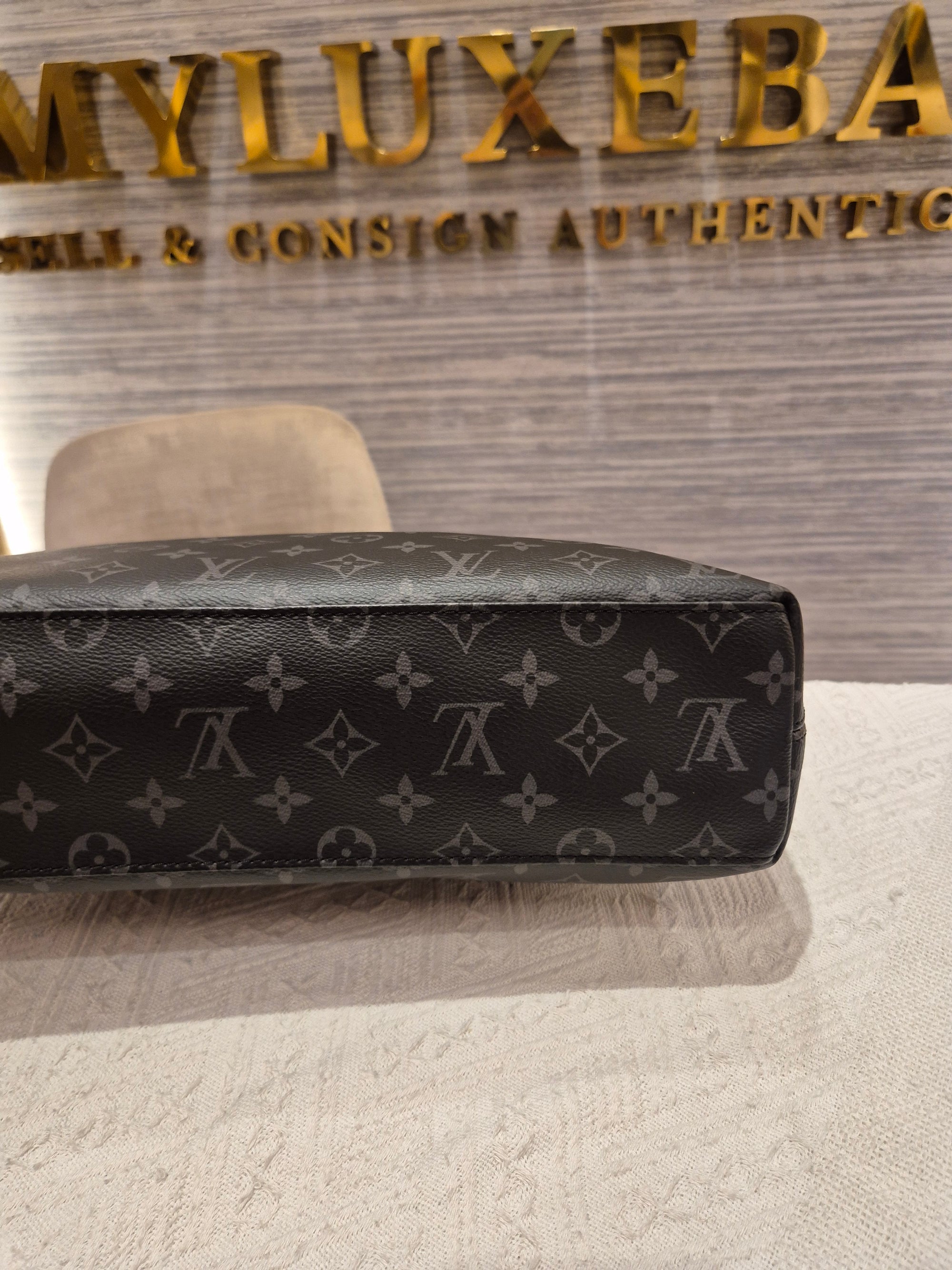 Louis Vuitton Explore Briefcase Monogram Eclipse