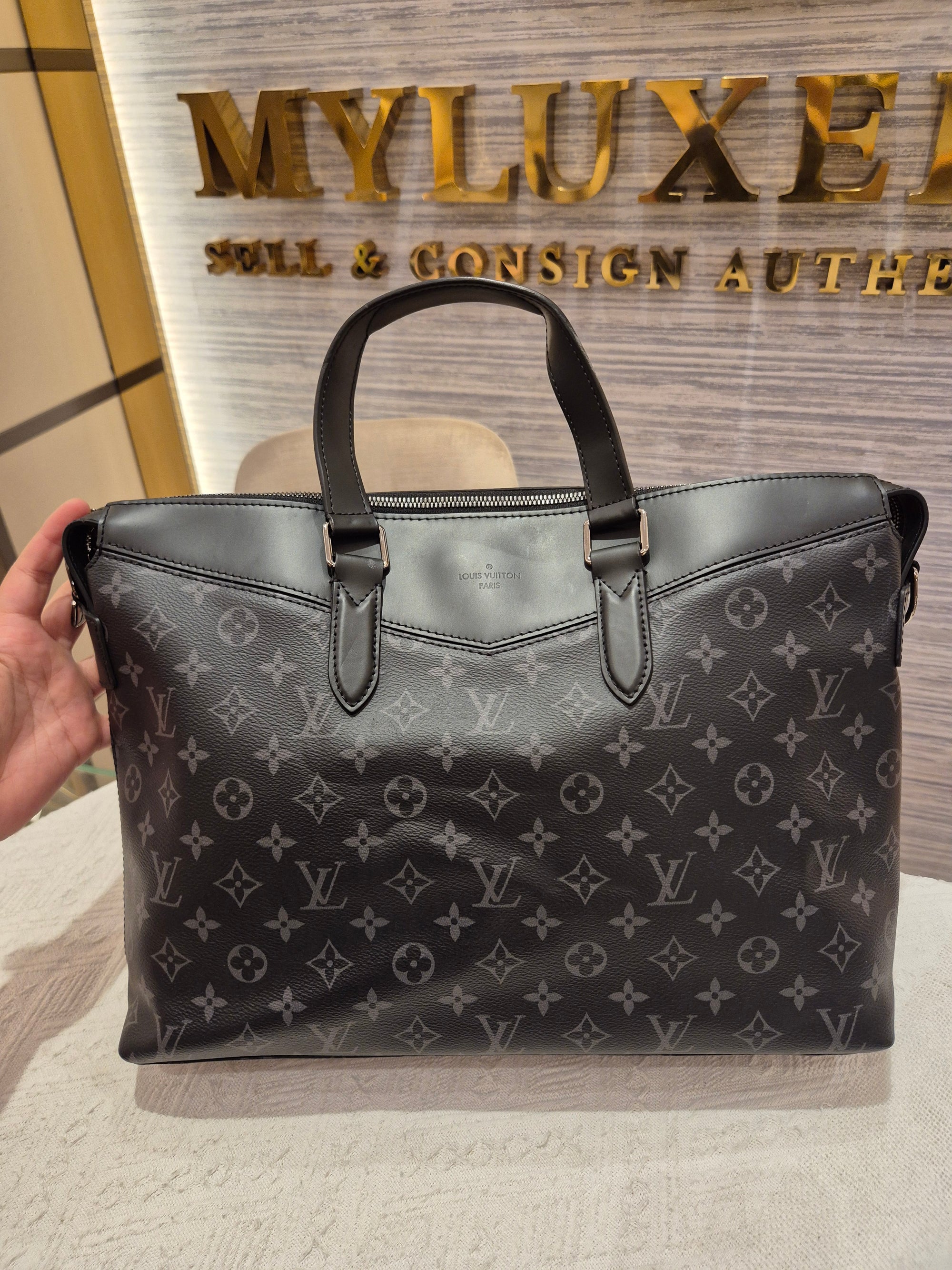 Louis Vuitton Explore Briefcase Monogram Eclipse
